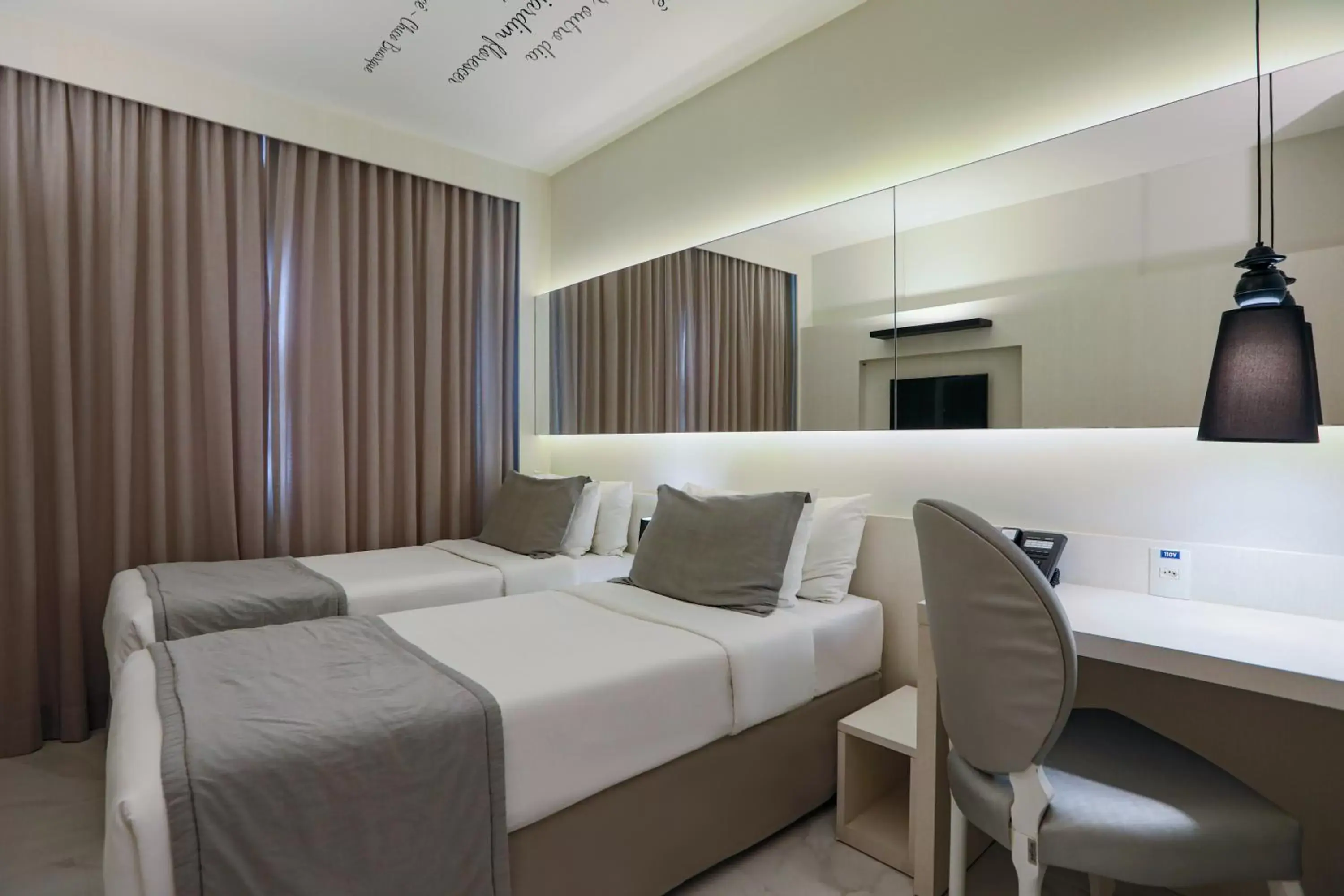Bed in Nobile Hotel Copacabana Design