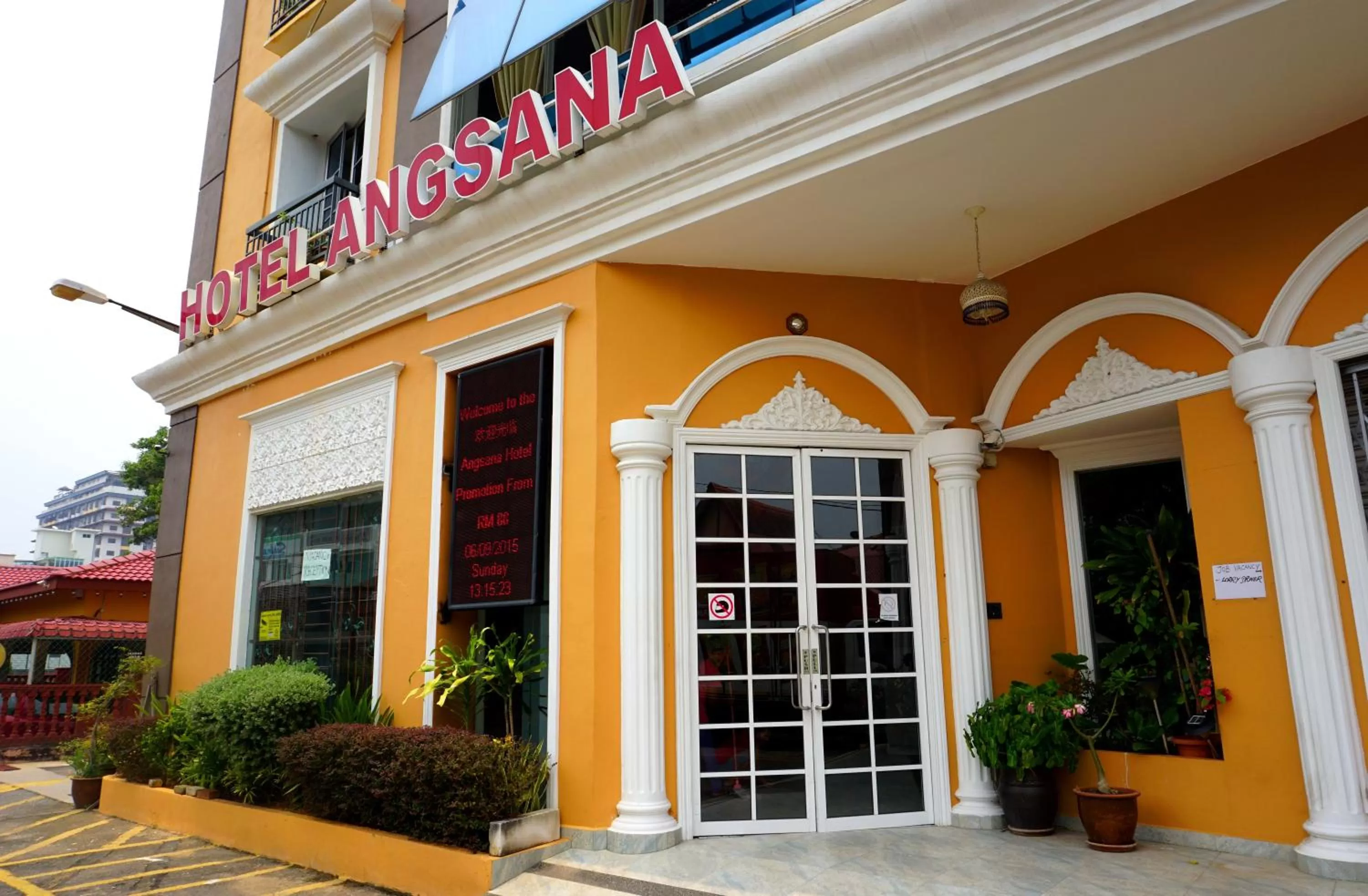 Facade/entrance in Angsana Hotel Melaka