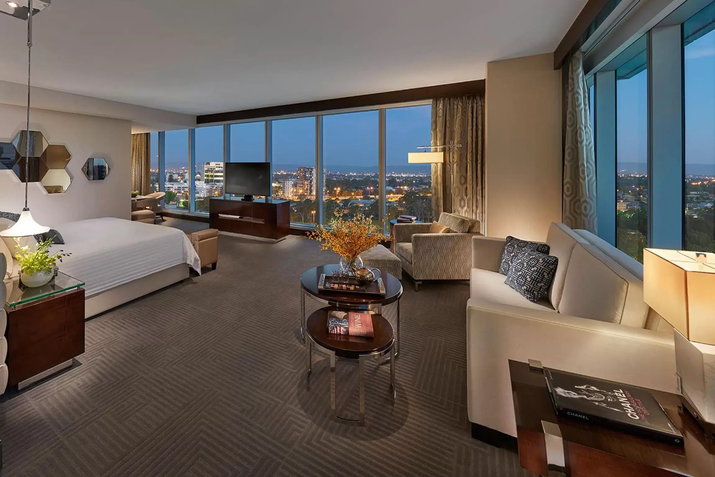 Bedroom in Crown Towers Perth