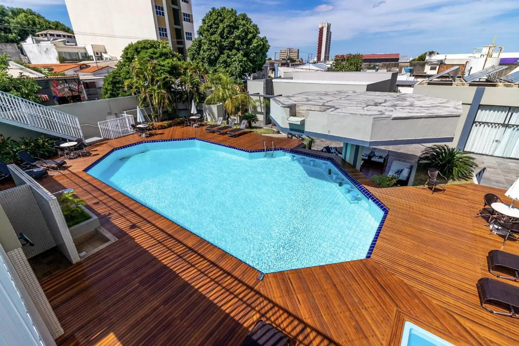 Pool View in Hotel Deville Prime Cuiabá