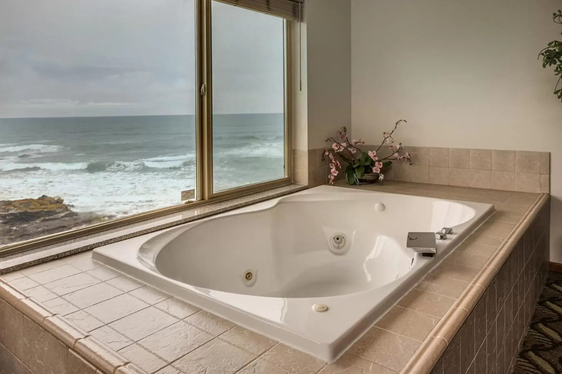 Sea view, Bathroom in Adobe Resort