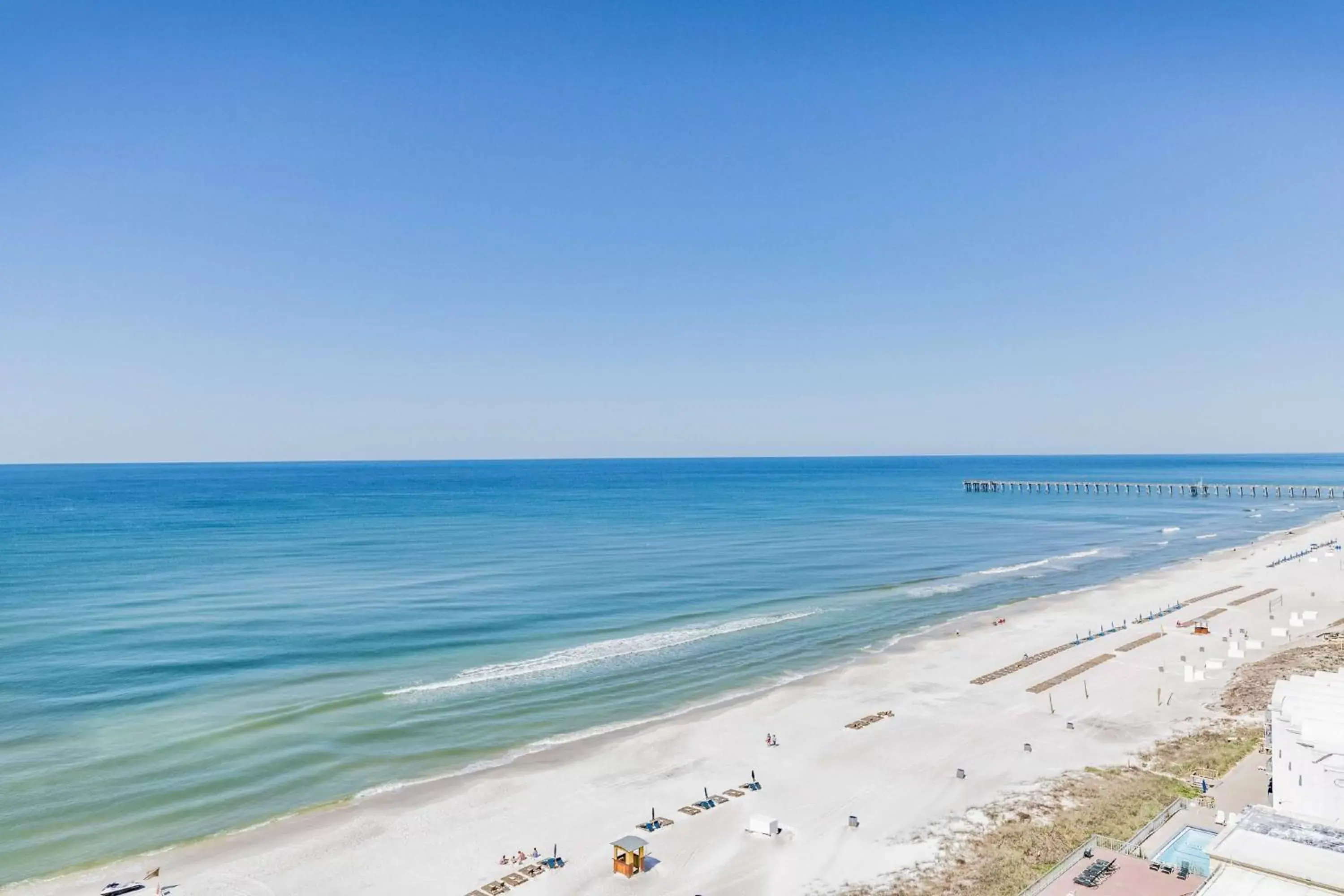 Property building, Beach in Hampton Inn & Suites Panama City Beach-Beachfront