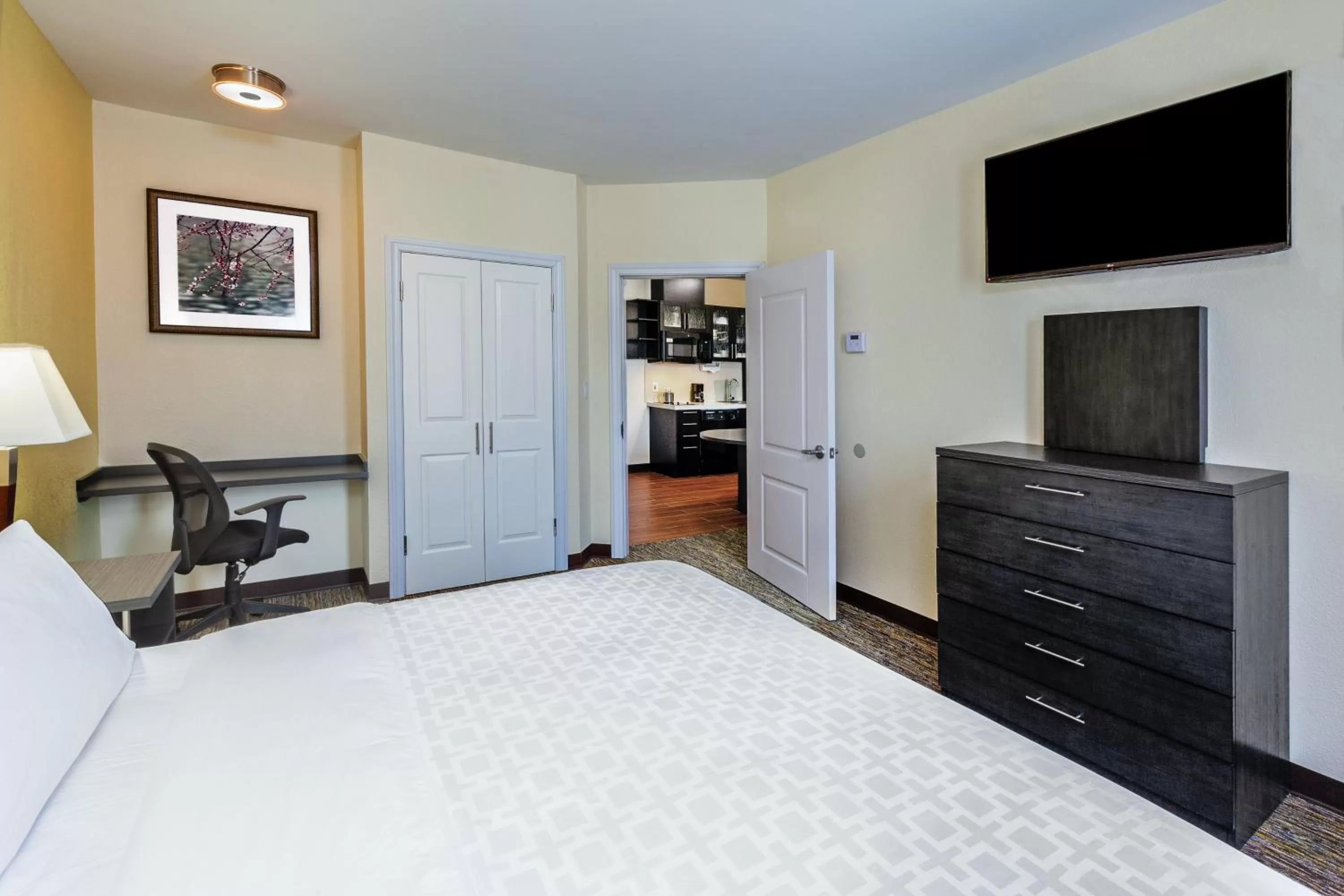 Bedroom, Bed in Candlewood Suites Houston - Spring by IHG