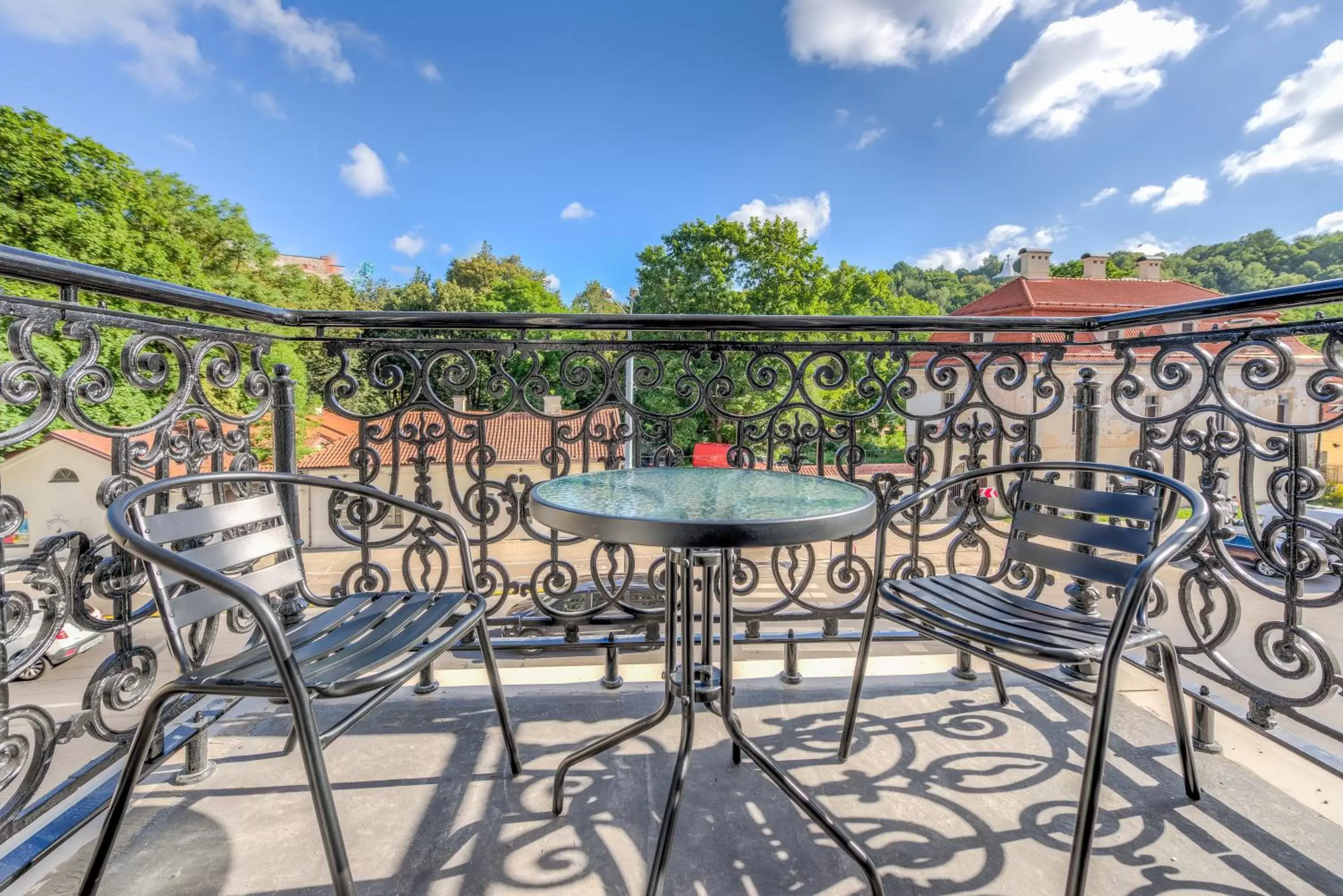 Balcony/Terrace in Hotel Vilnia