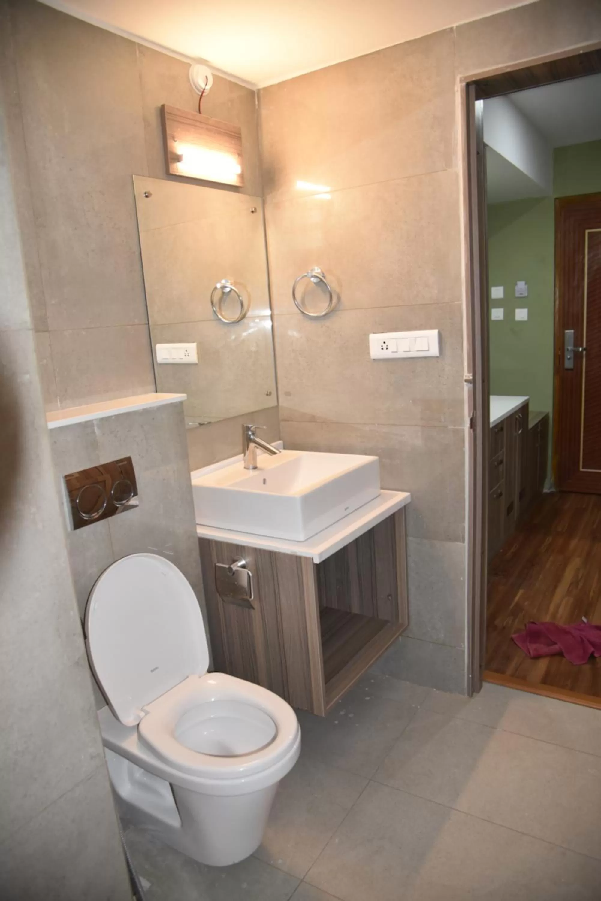 Bathroom in Hotel Bhimas Paradise