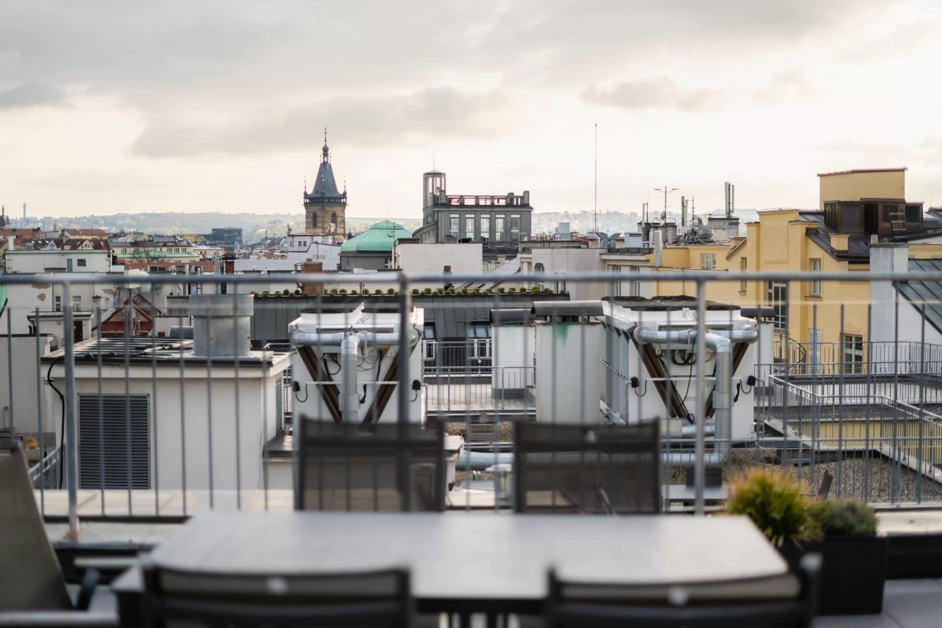 Balcony/Terrace in EA ApartHotel Melantrich