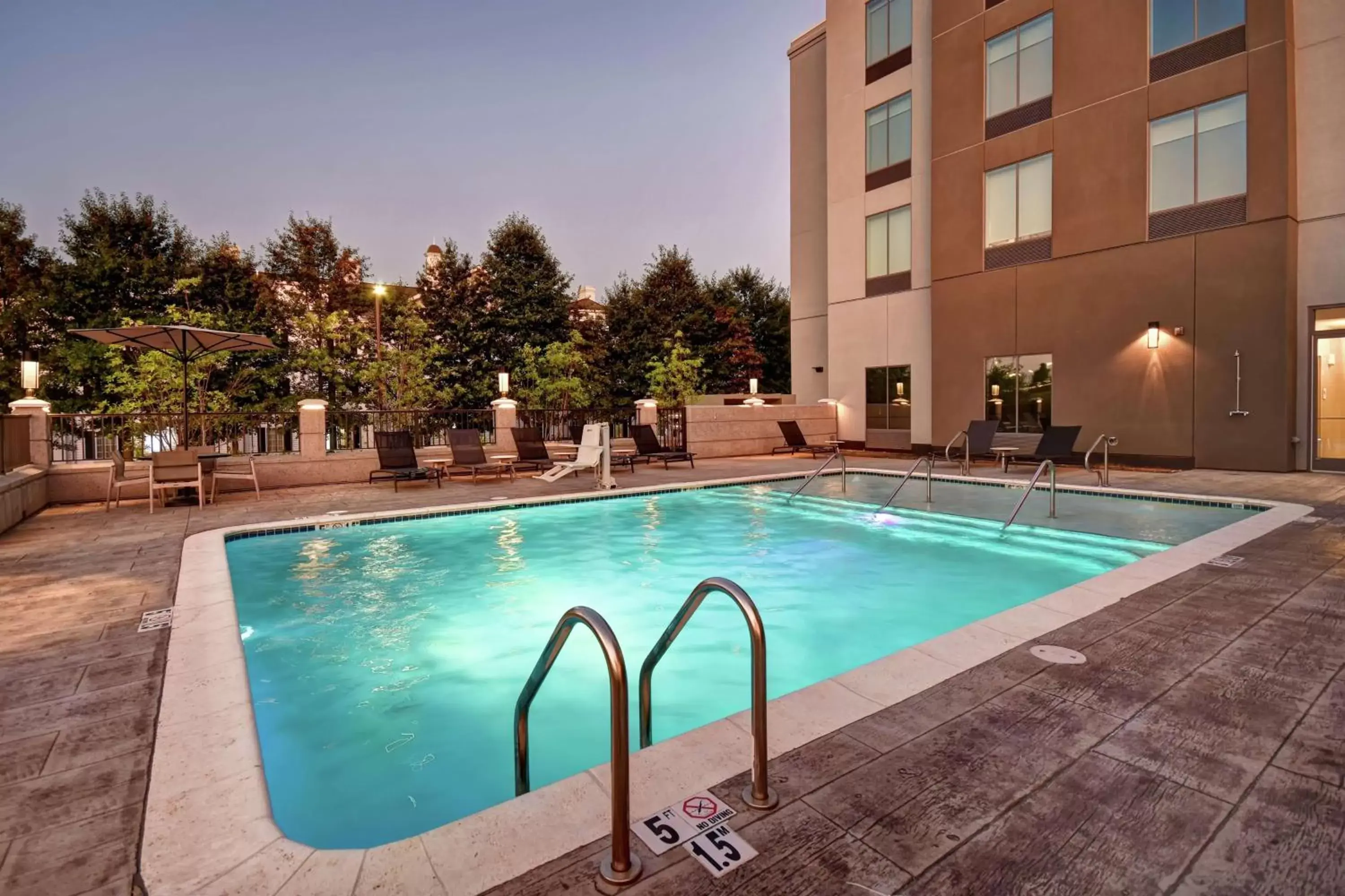 Pool view, Swimming Pool in Hilton Garden Inn Jackson