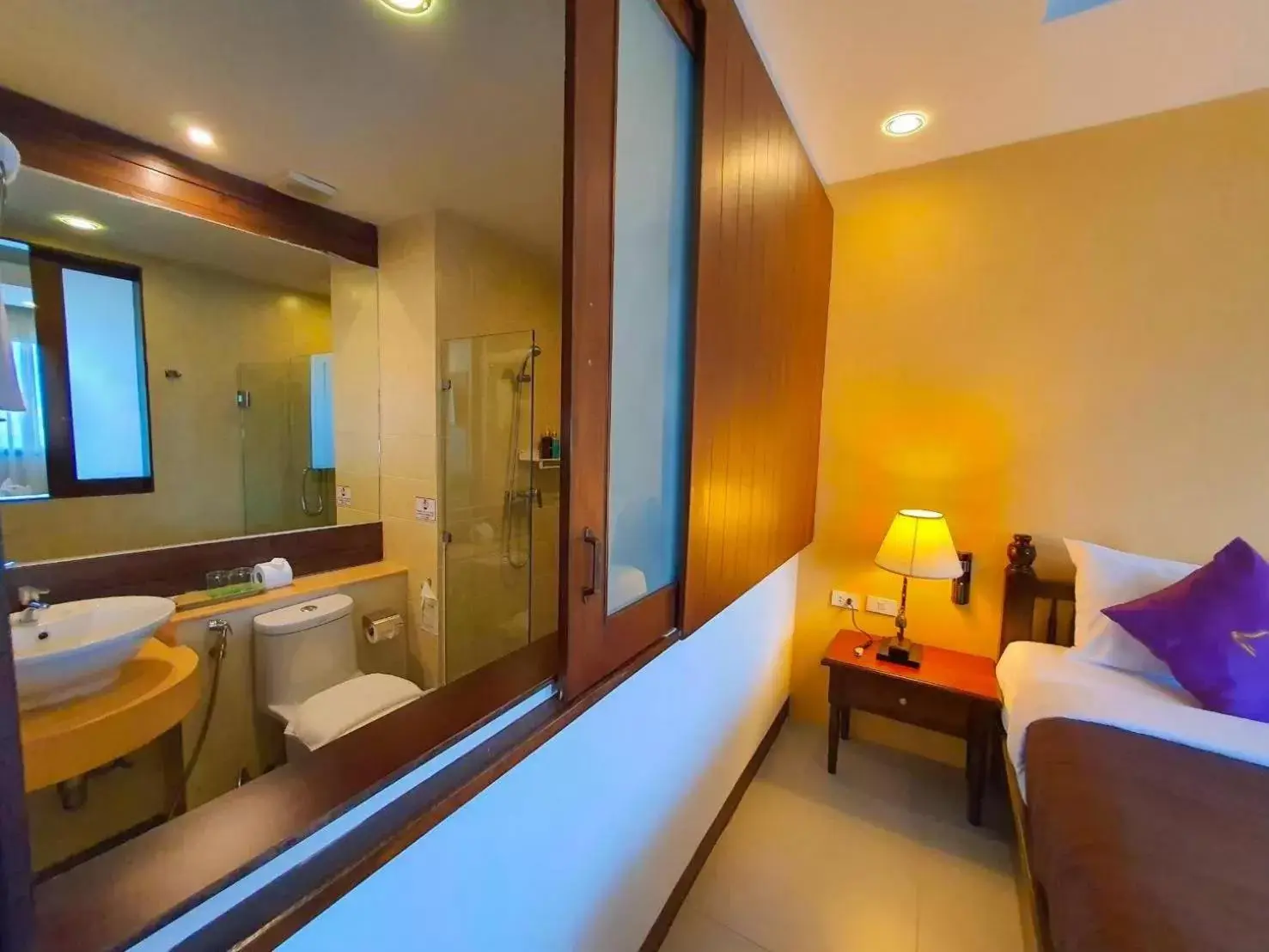 Bathroom in Goldenbell Hotel Chiangmai