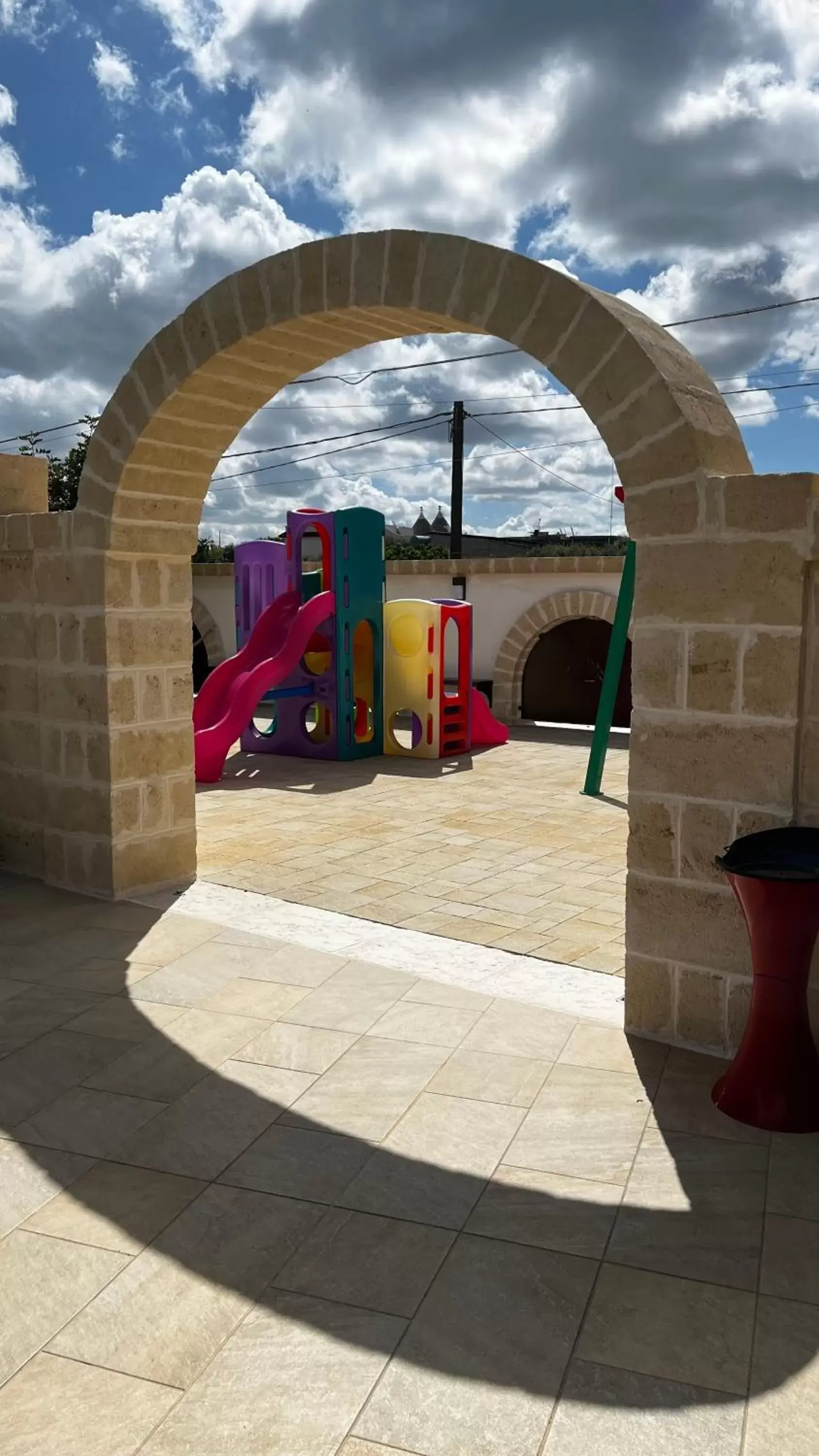 Children play ground in Quei Trulli Divini