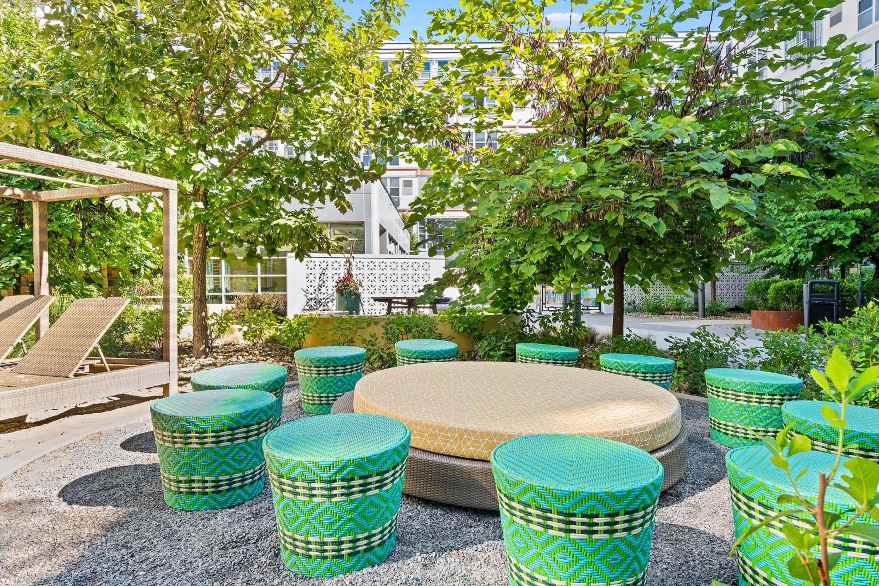 Patio in Kasa South Side Pittsburgh