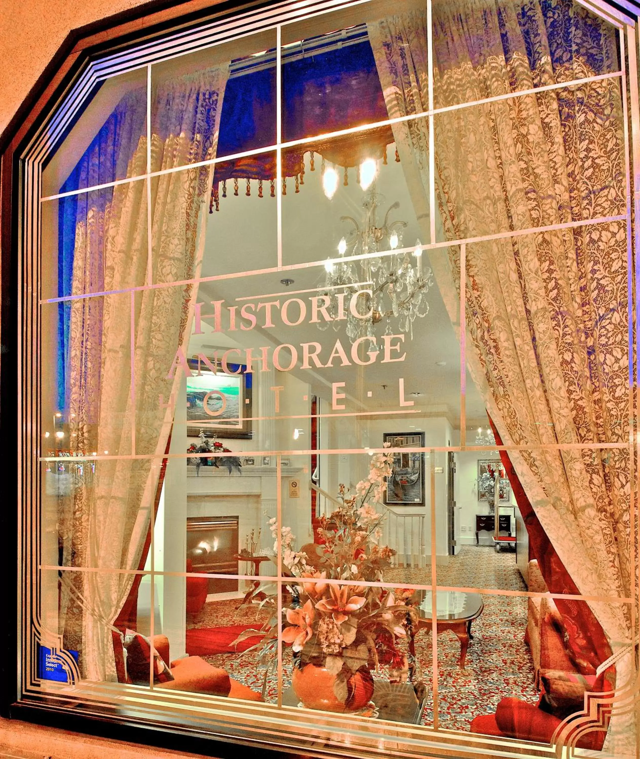 Facade/entrance in Historic Anchorage Hotel