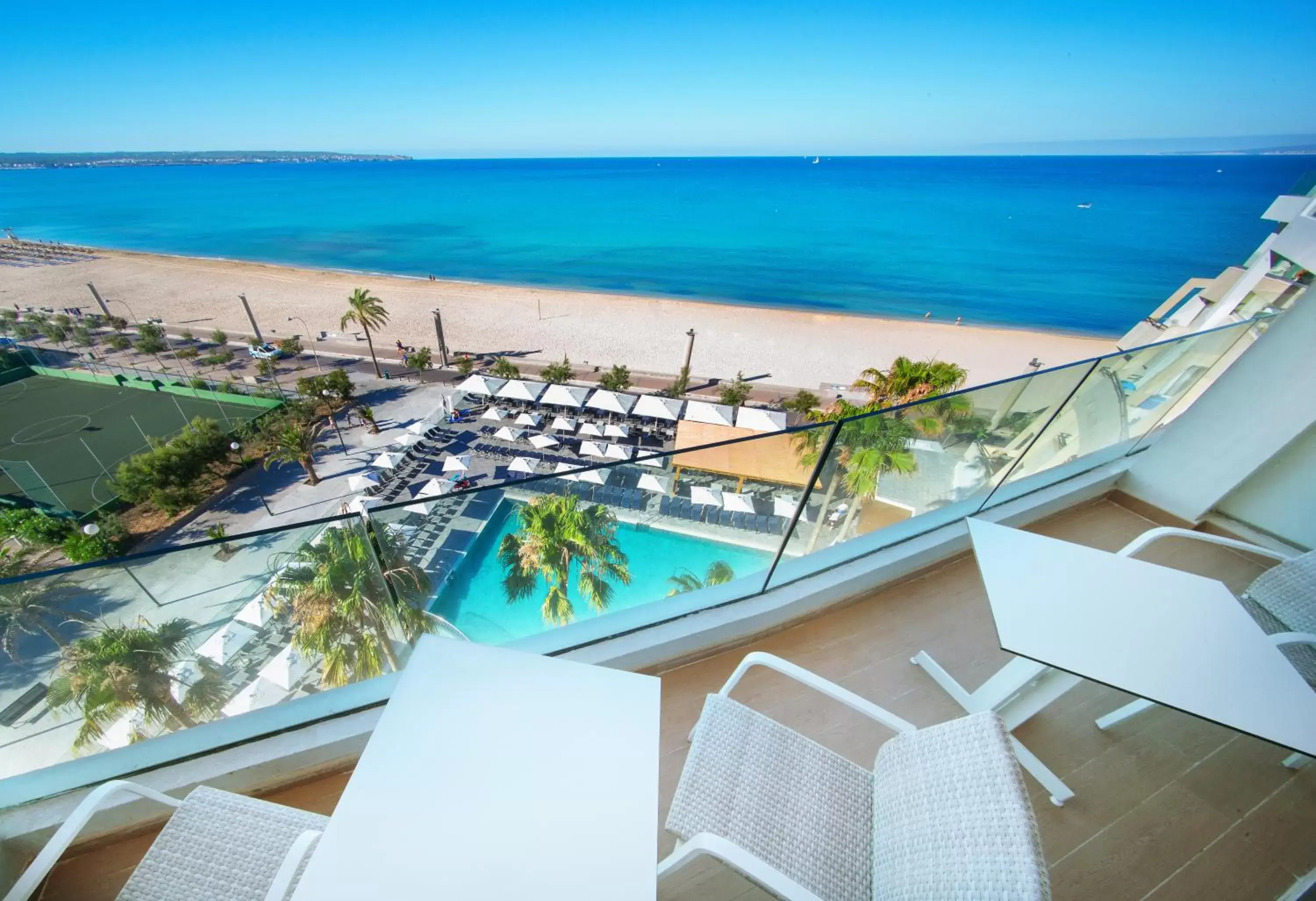 Balcony/Terrace in Aparthotel Fontanellas Playa