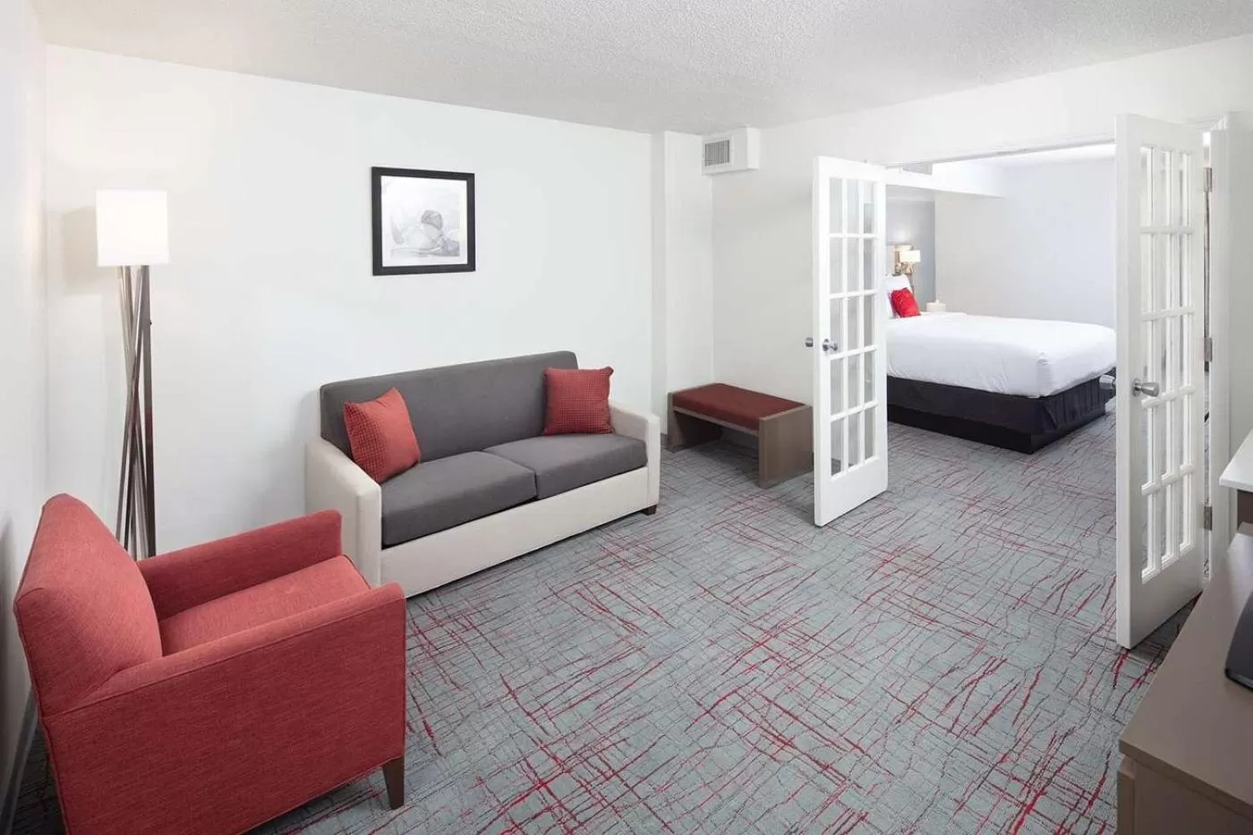 Bed in Wyndham Garden Columbia-Ft Jackson