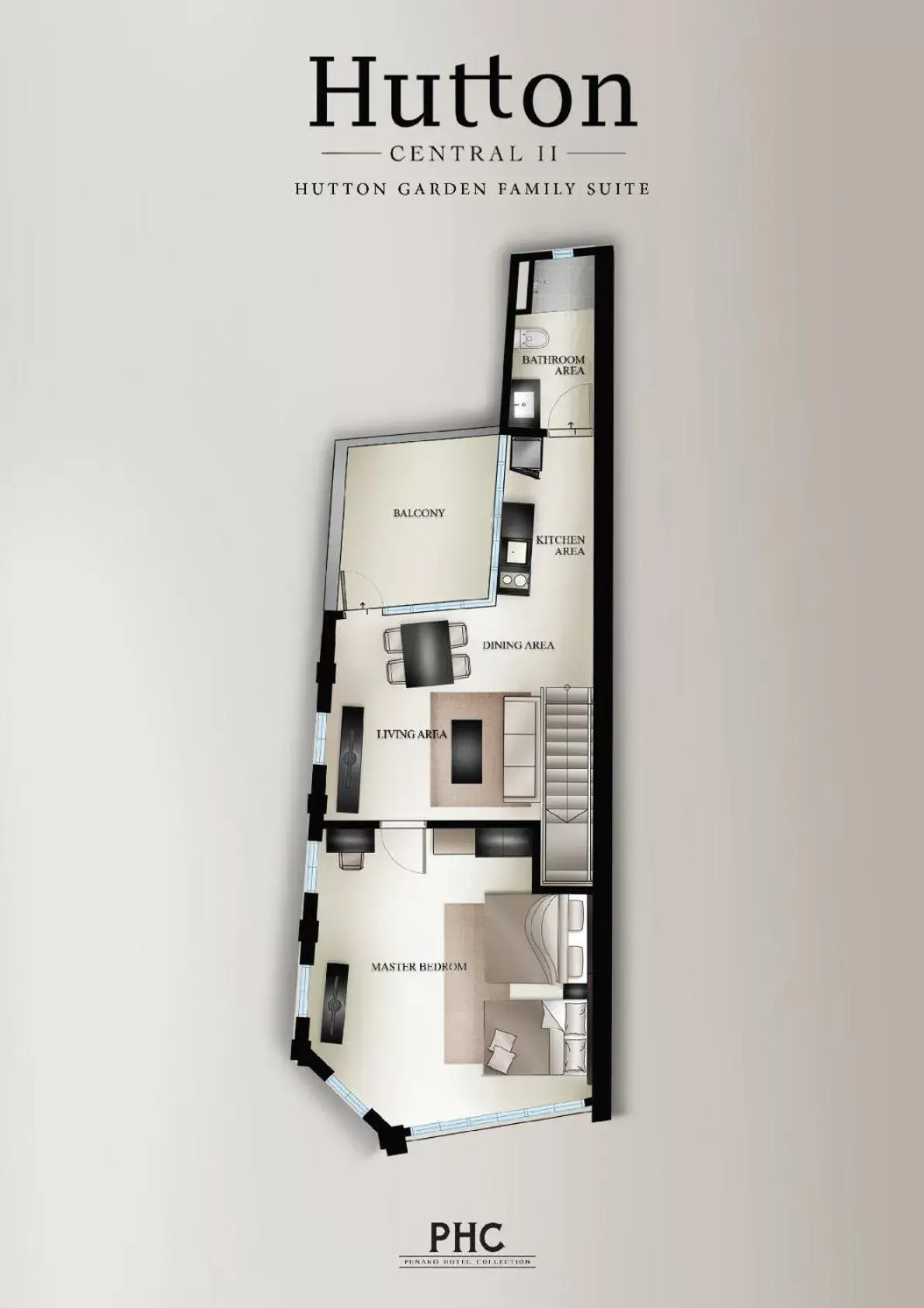 Floor Plan in Hutton Central Hotel By PHC