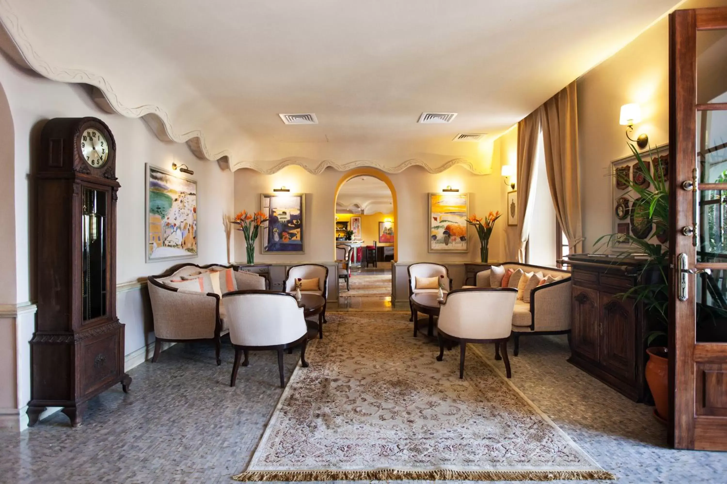 Lobby or reception, Lounge/Bar in Grand Hotel Villa de France