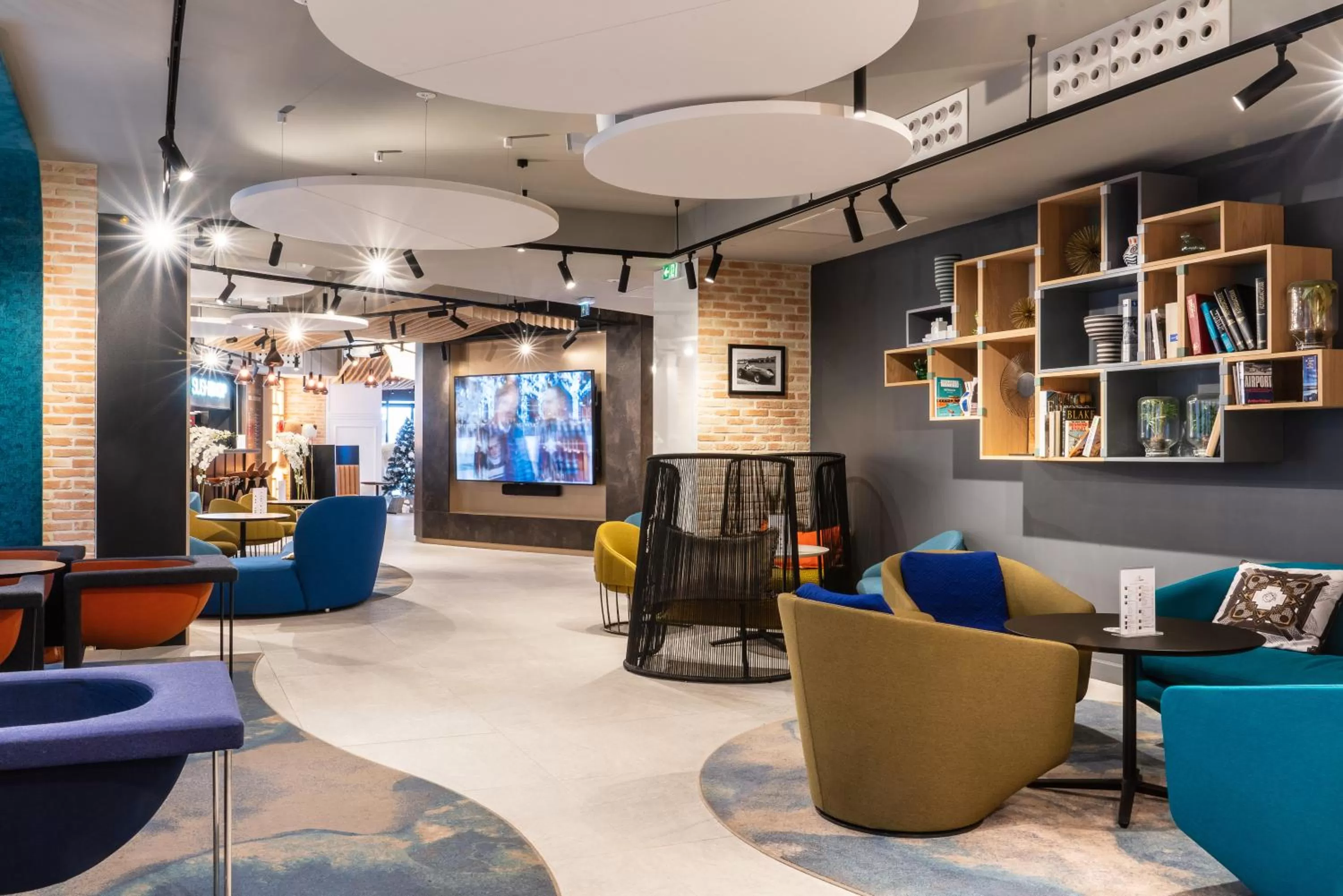 Seating area in Novotel Deauville Plage