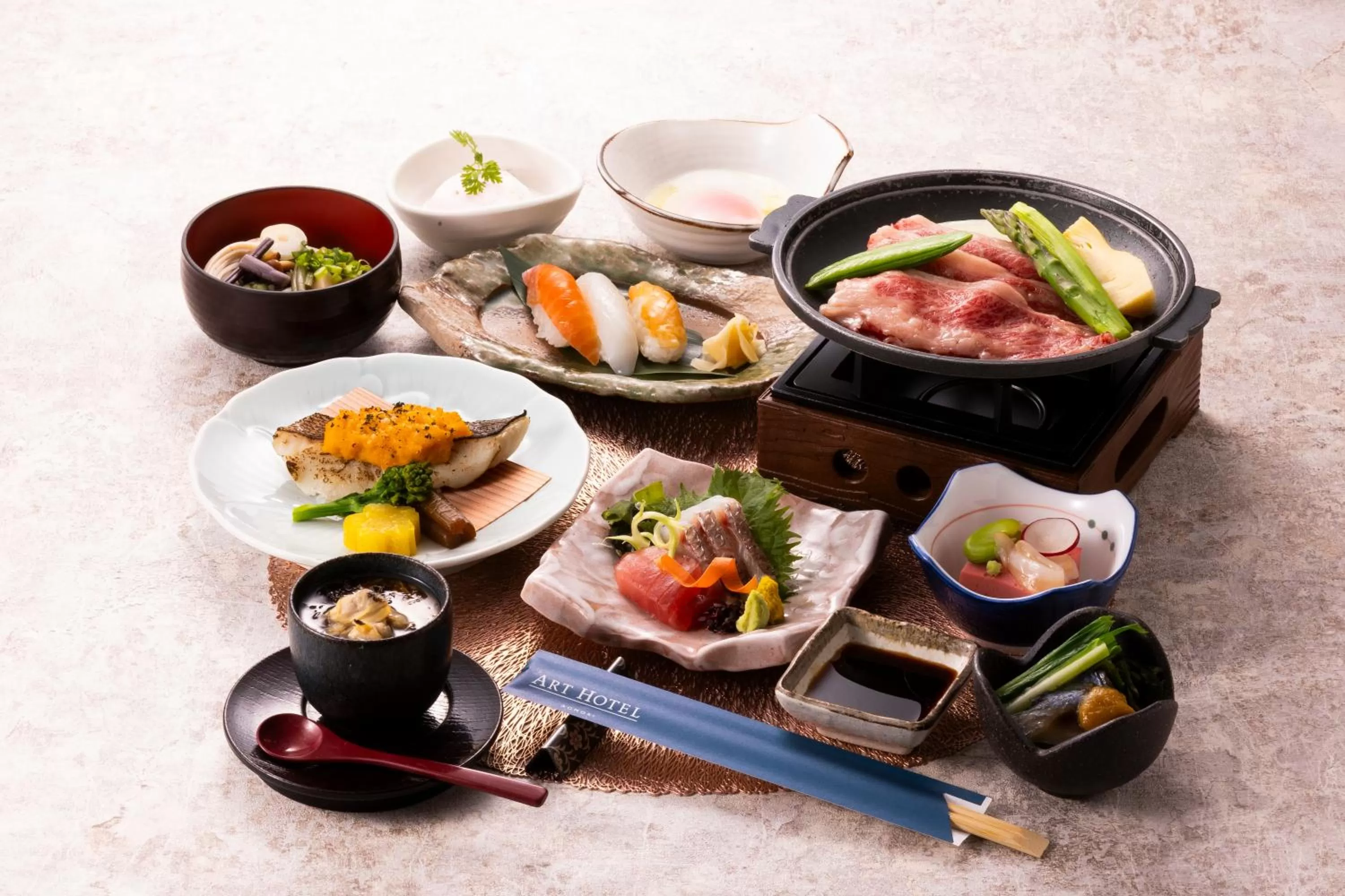 Restaurant/places to eat in ART HOTEL Aomori