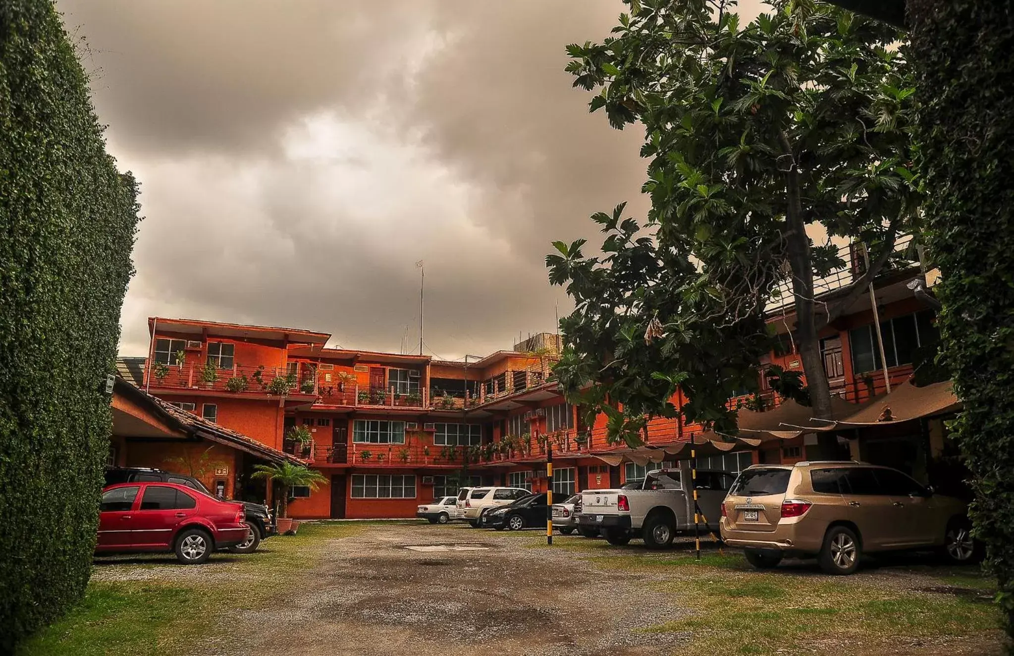 Parking, Property Building in Hotel Fenix