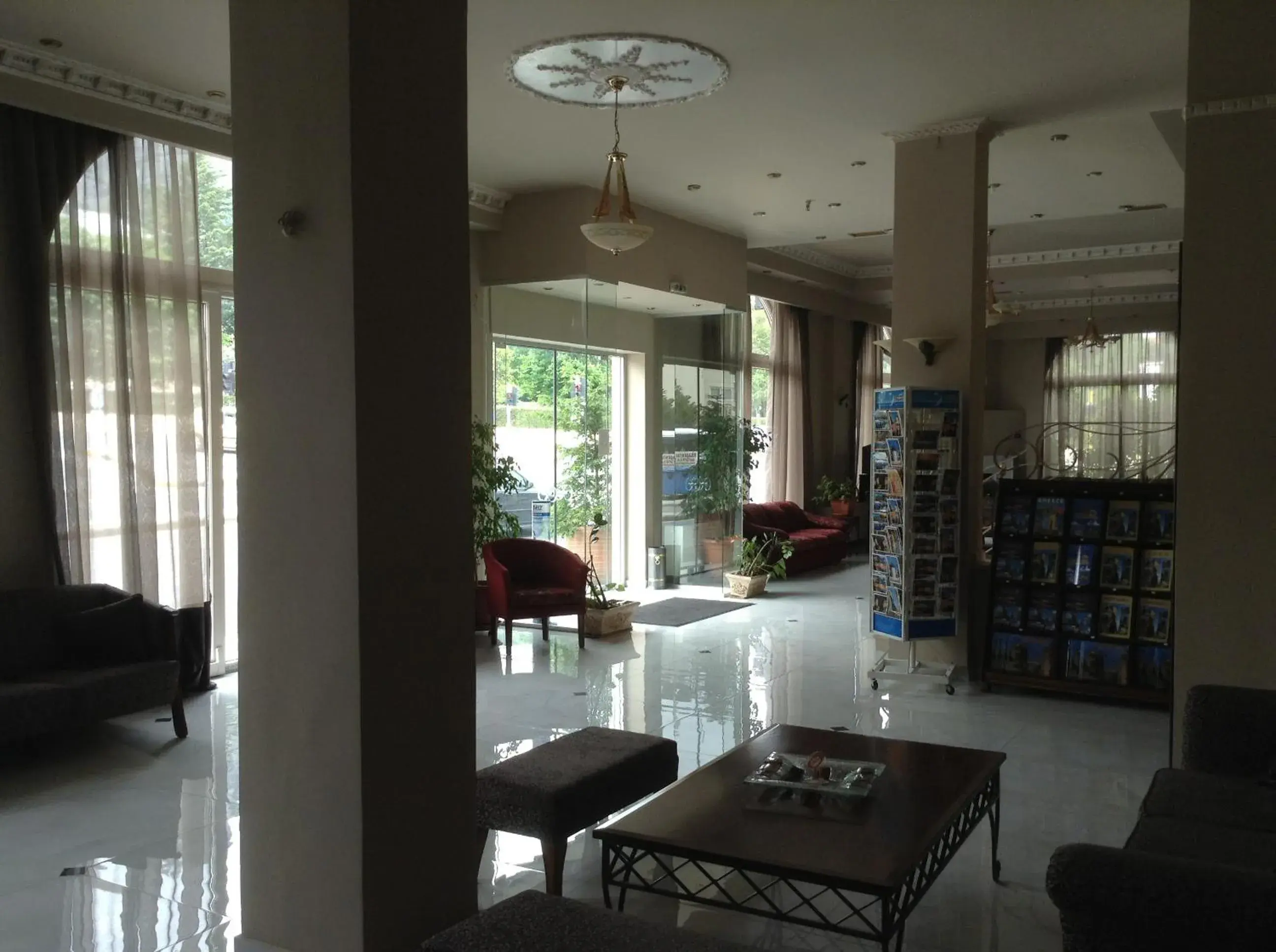 Lobby or reception in Hotel Orfeas Lobby or reception in Hotel Orfeas