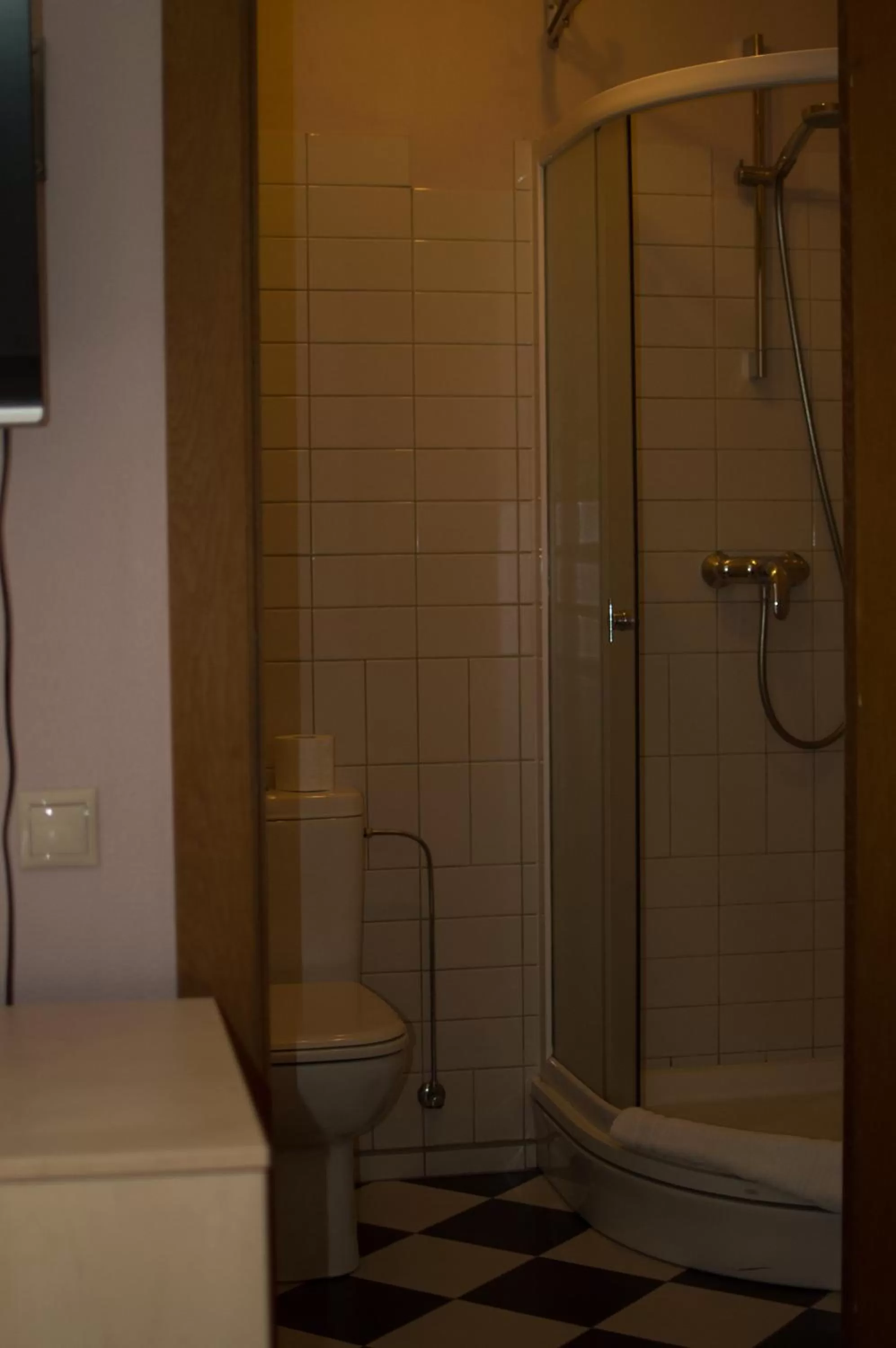 Shower in Hotel Pils with Self-Check in