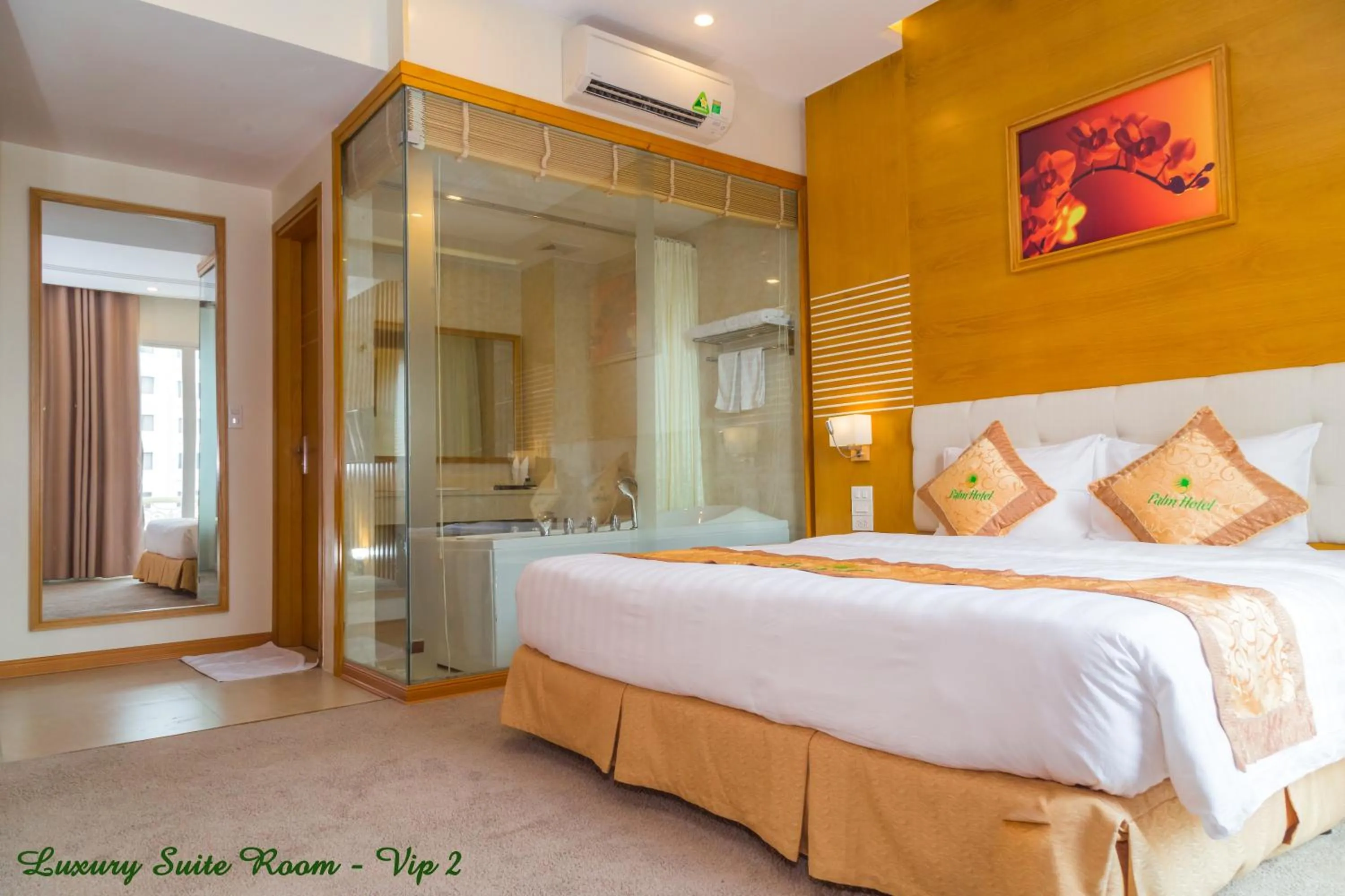 Bedroom, Bed in Palm Hotel Thanh Hoa