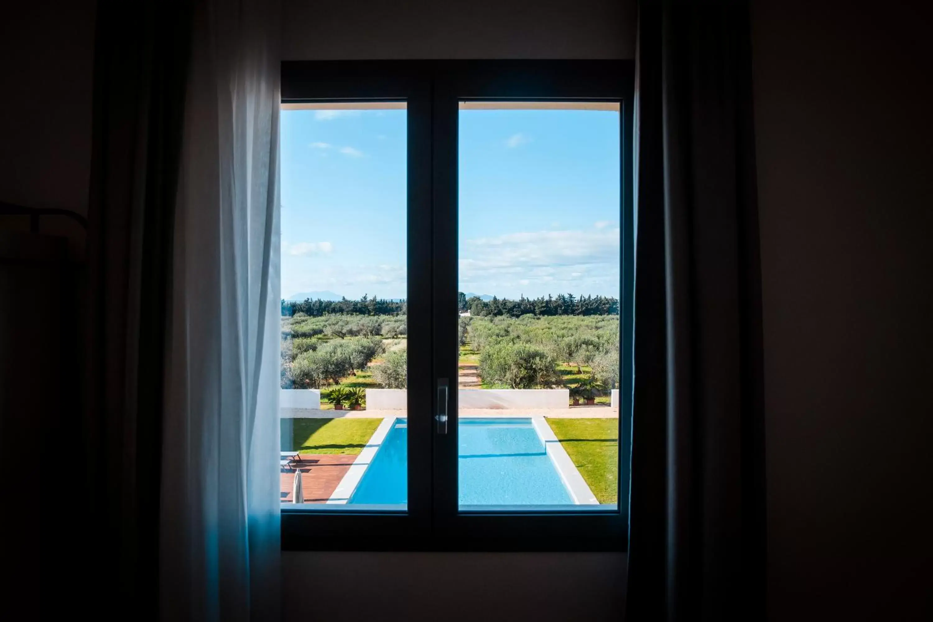 Pool View in Baglio Custera