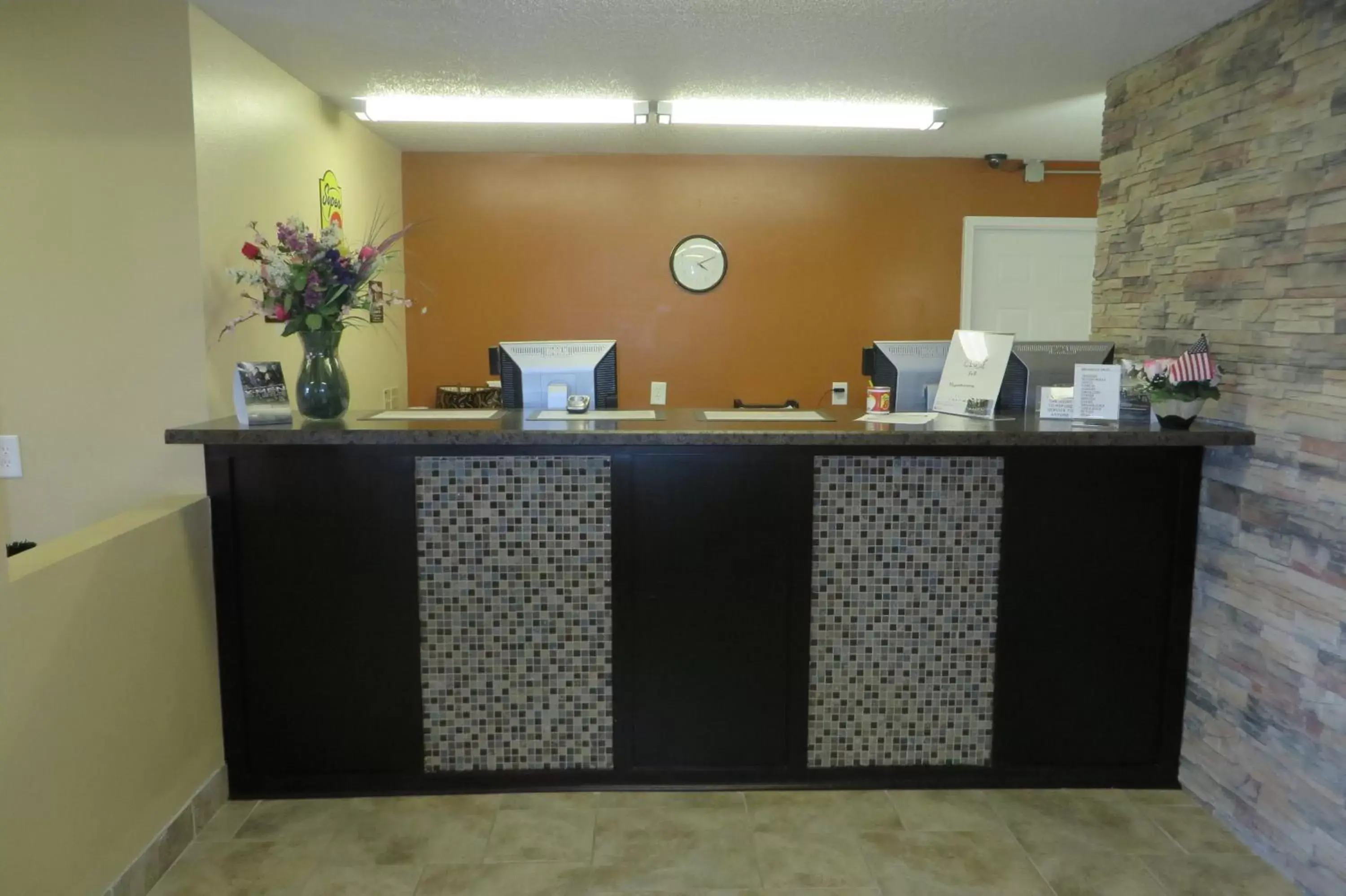 Lobby or reception in Super 8 by Wyndham Grinnell IA Lobby or reception in Super 8 by Wyndham Grinnell IA