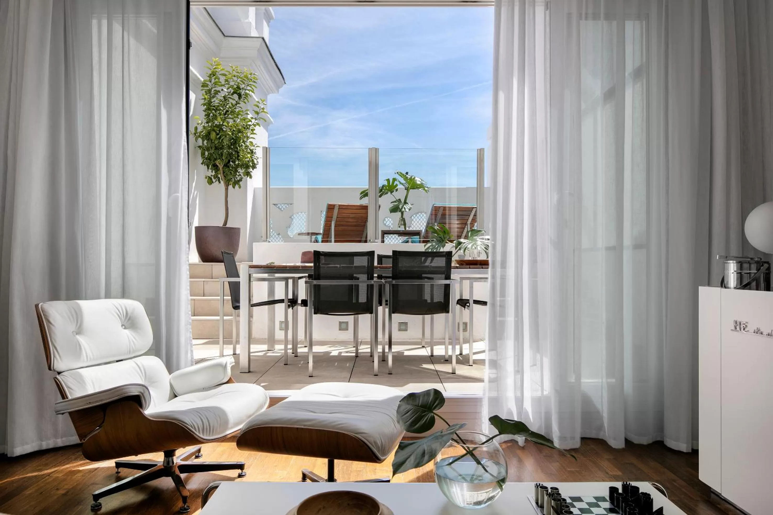 Balcony/Terrace in ME Madrid Reina Victoria by Meliá