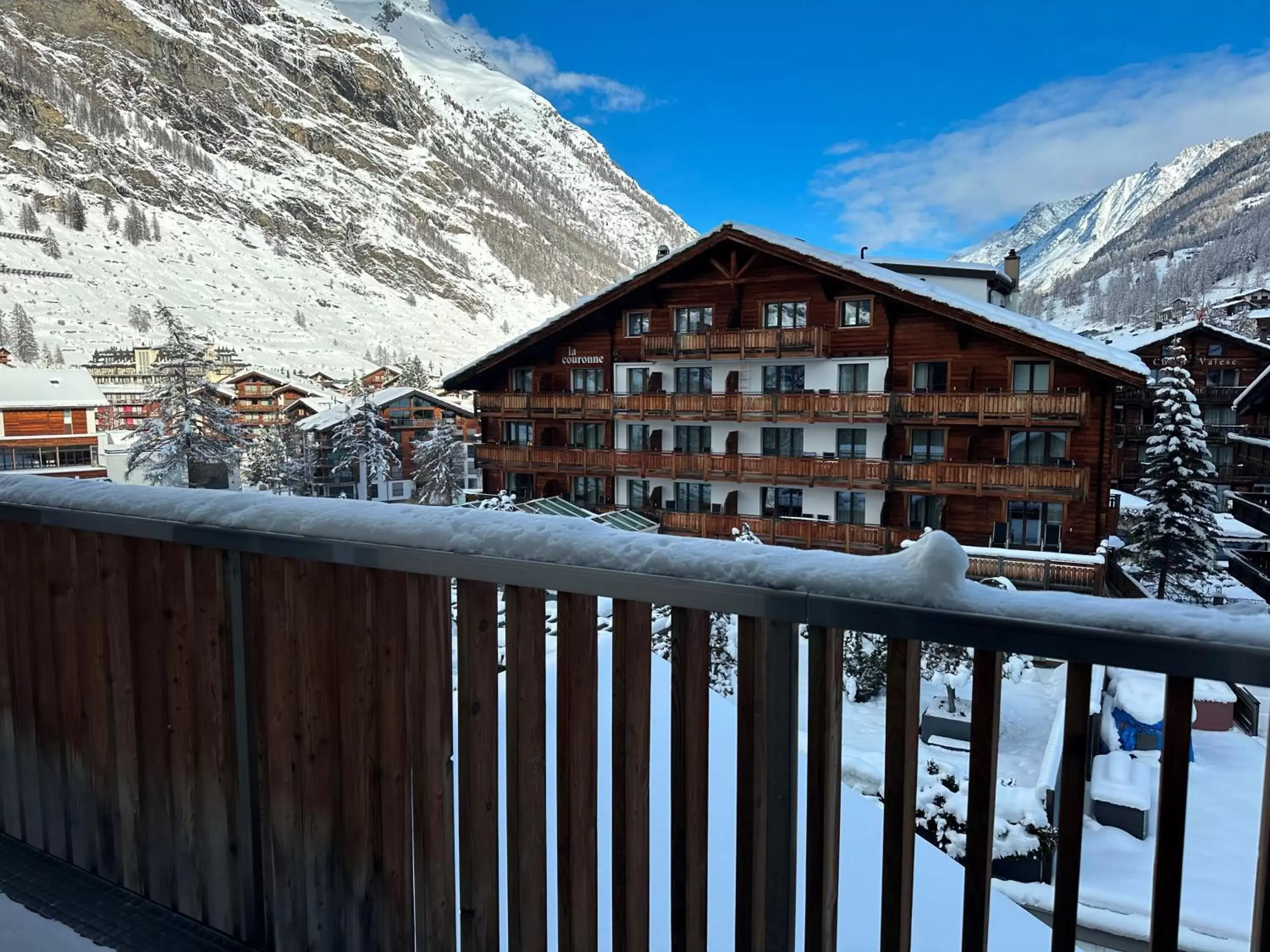 View (from property/room), Winter in Hotel Bristol