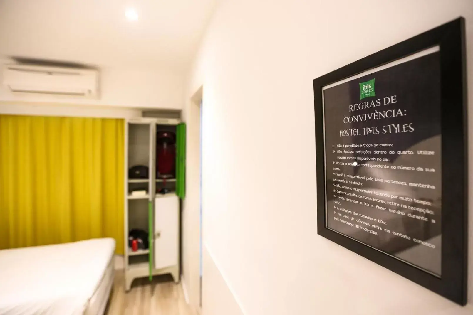 Photo of the whole room in ibis Styles Sao Paulo Anhembi