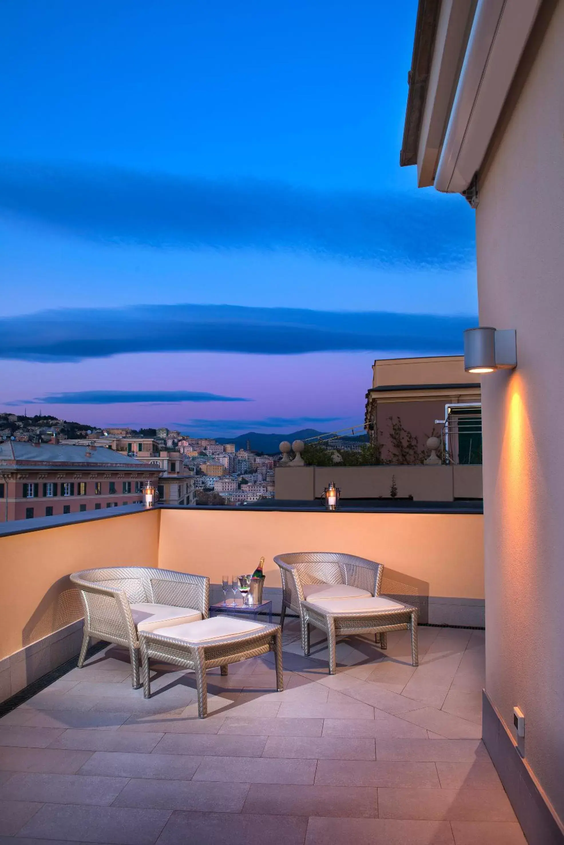 Balcony/Terrace in Meliá Genova