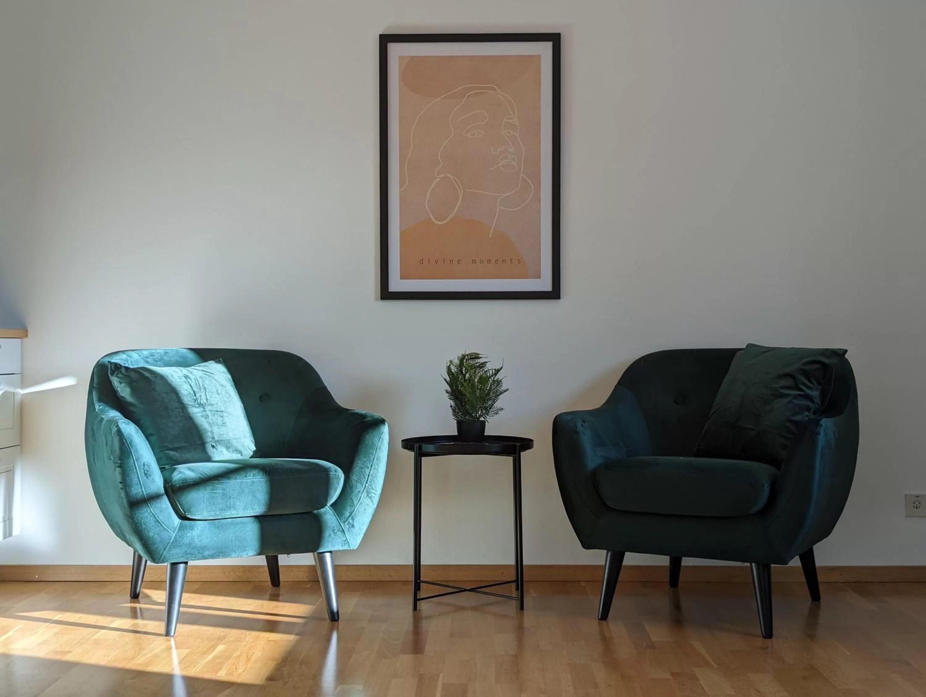 Seating area in Hotell Bro