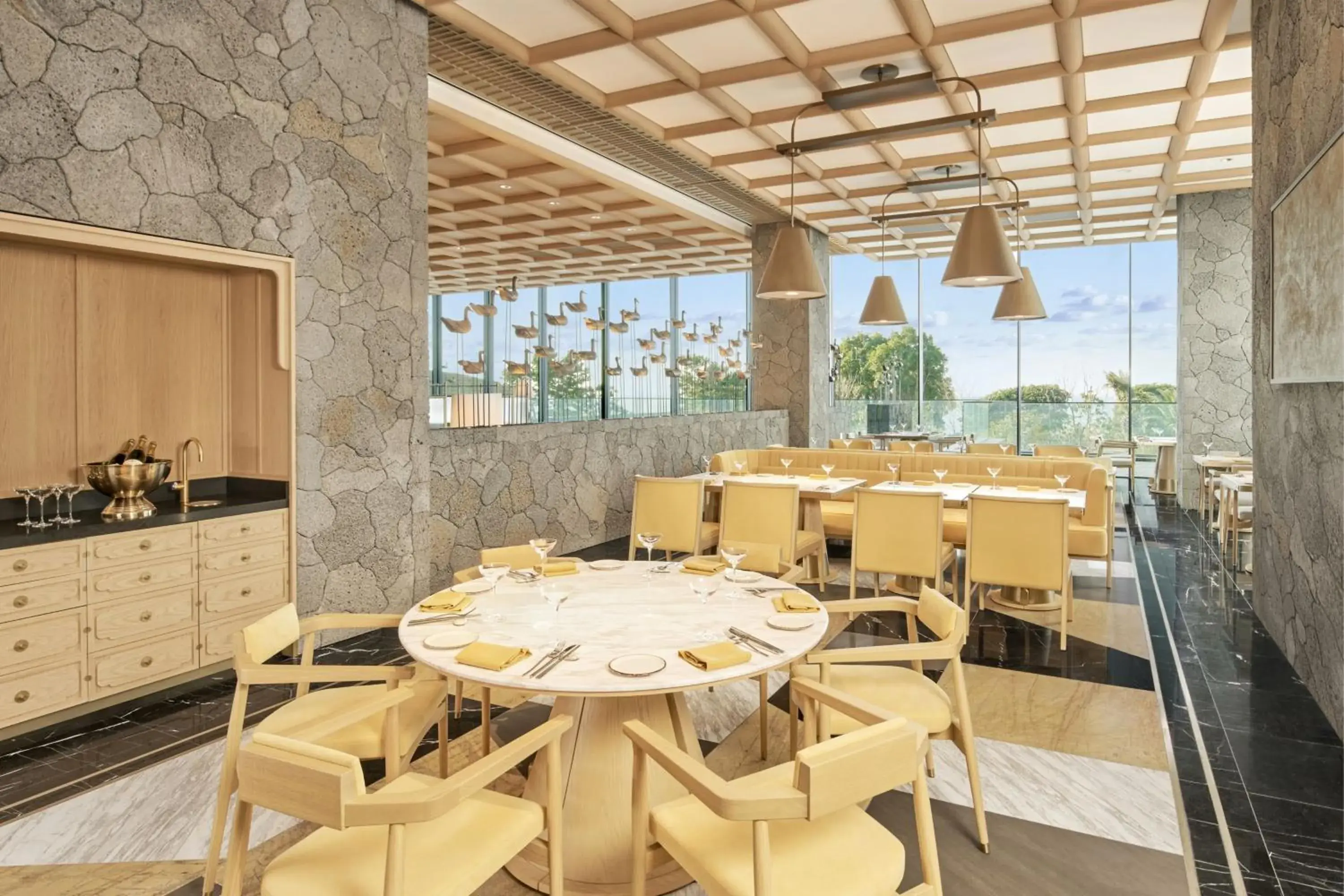 Kitchen or kitchenette, Restaurant/Places to Eat in JW Marriott Jeju Resort & Spa