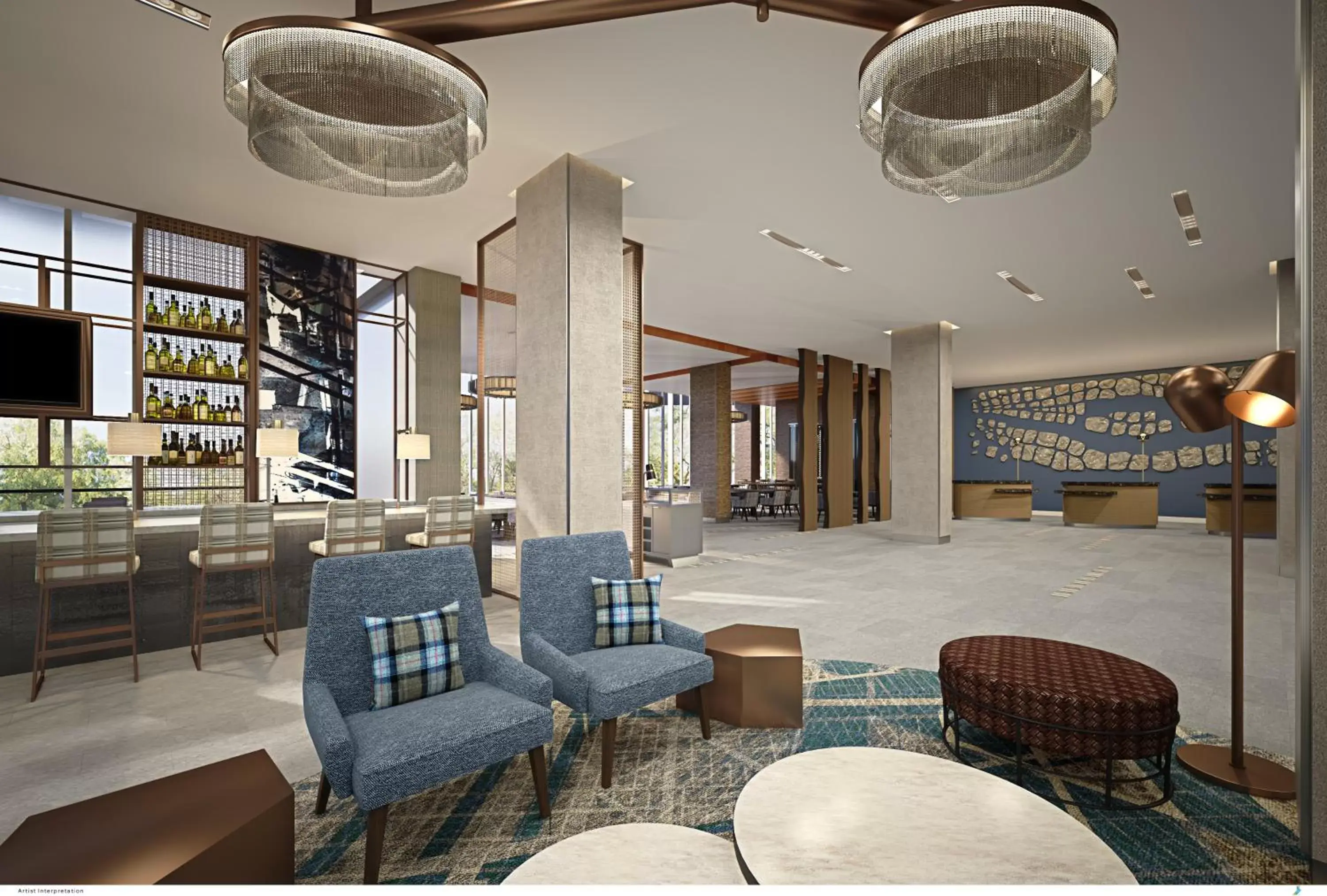 Lounge or bar, Lobby/Reception in Hyatt Regency Portland at the Oregon Convention Center