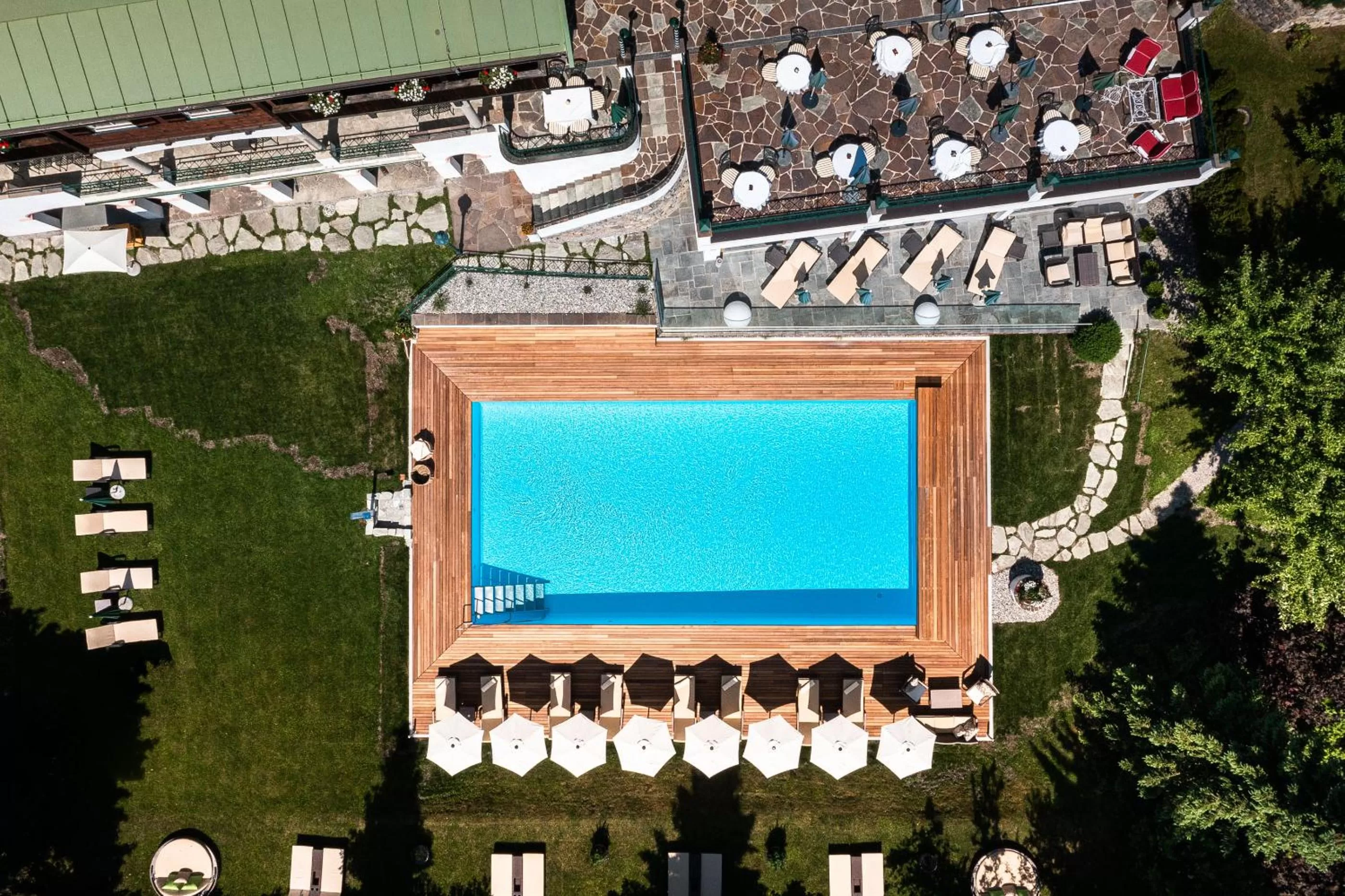 Swimming pool in Landsitz Römerhof - Hotel Apartments