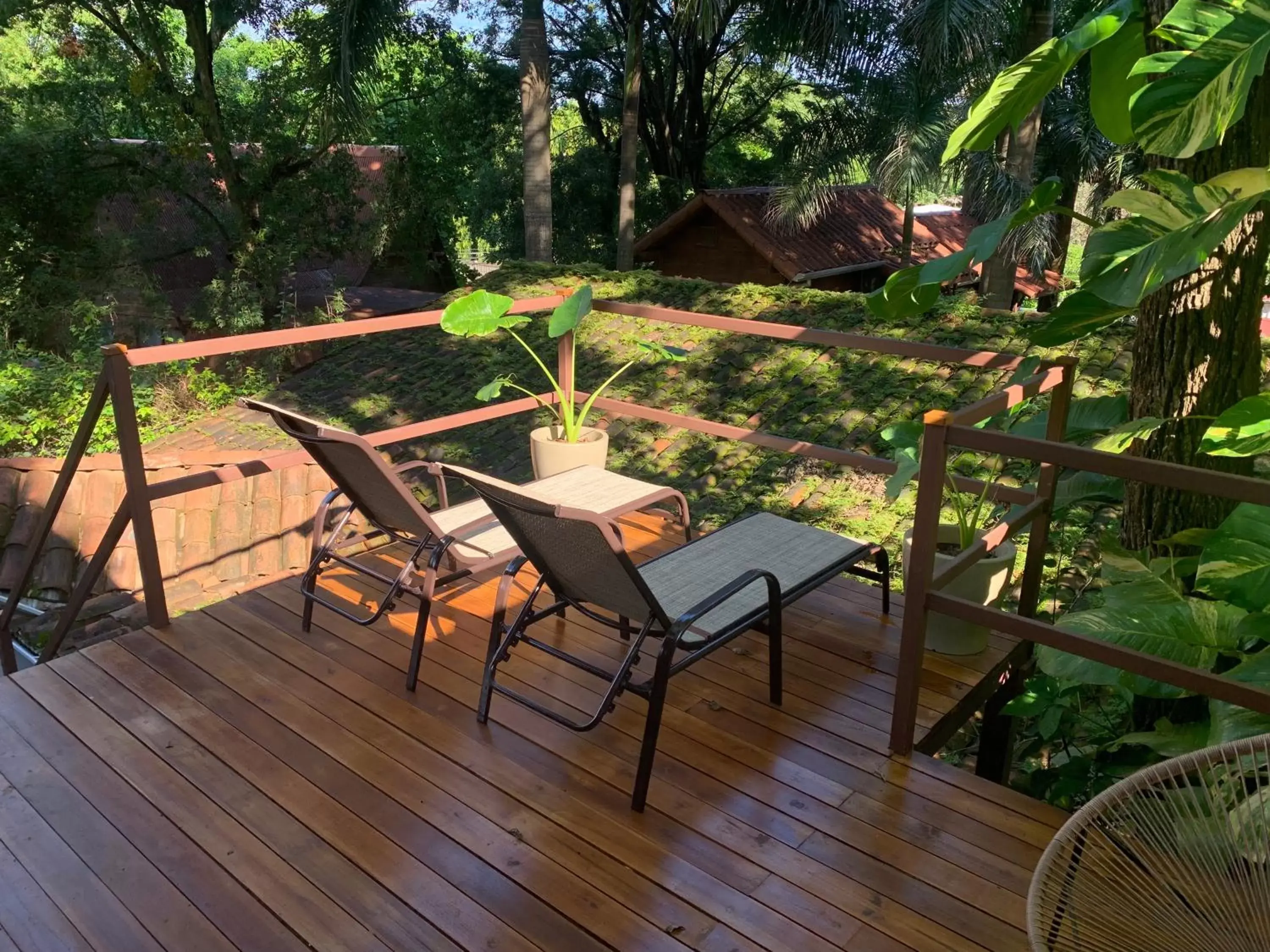 Balcony/Terrace in The Beach Bungalows - Digital Nomad Friendly - Adults Only