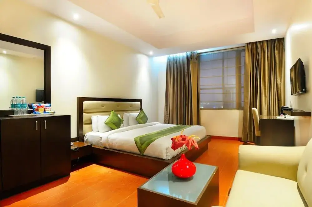 Bed in Zenith Hotel - Delhi Airport