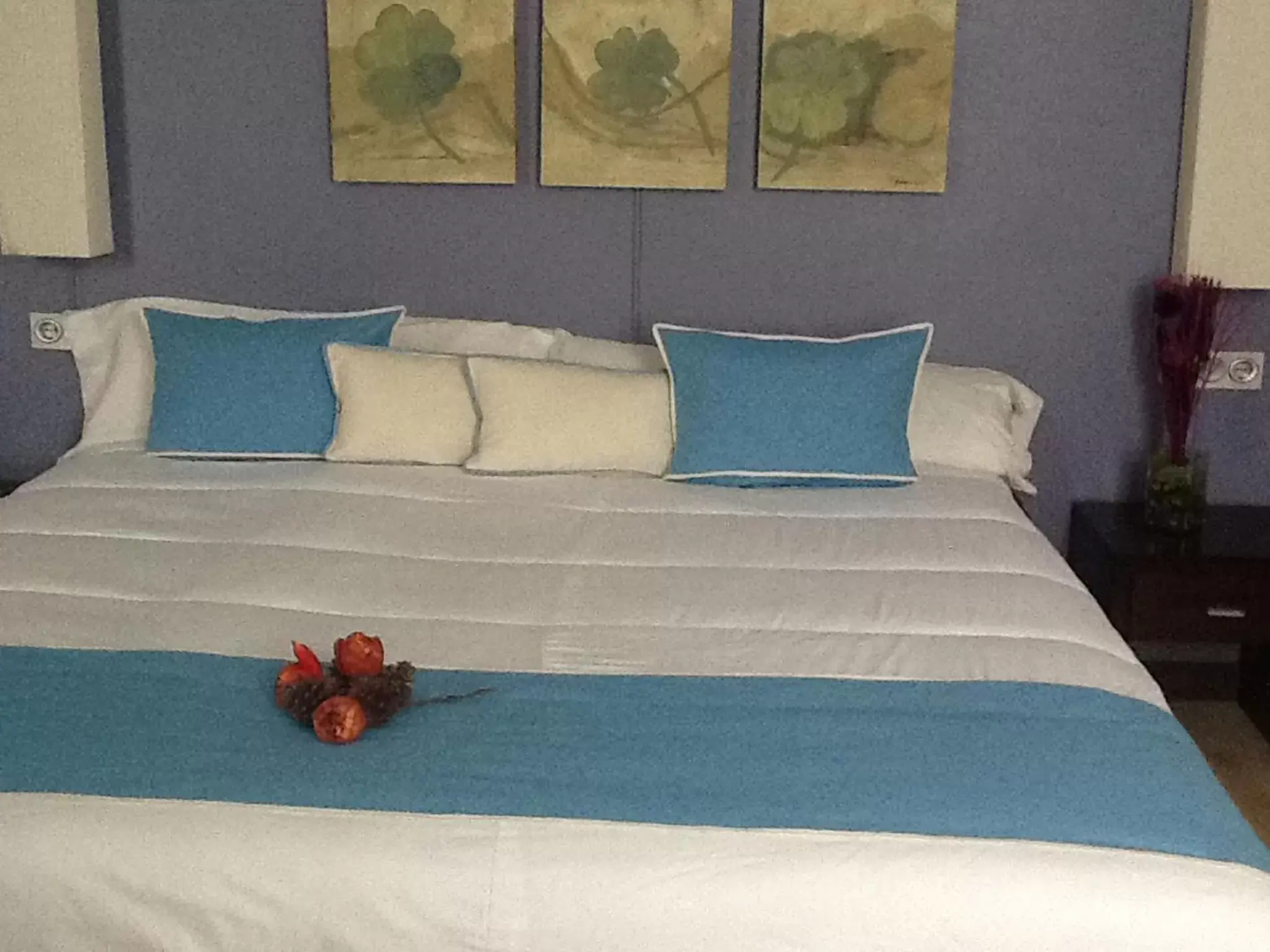 Decorative detail, Bed in Hotel Puerta de Ocaña
