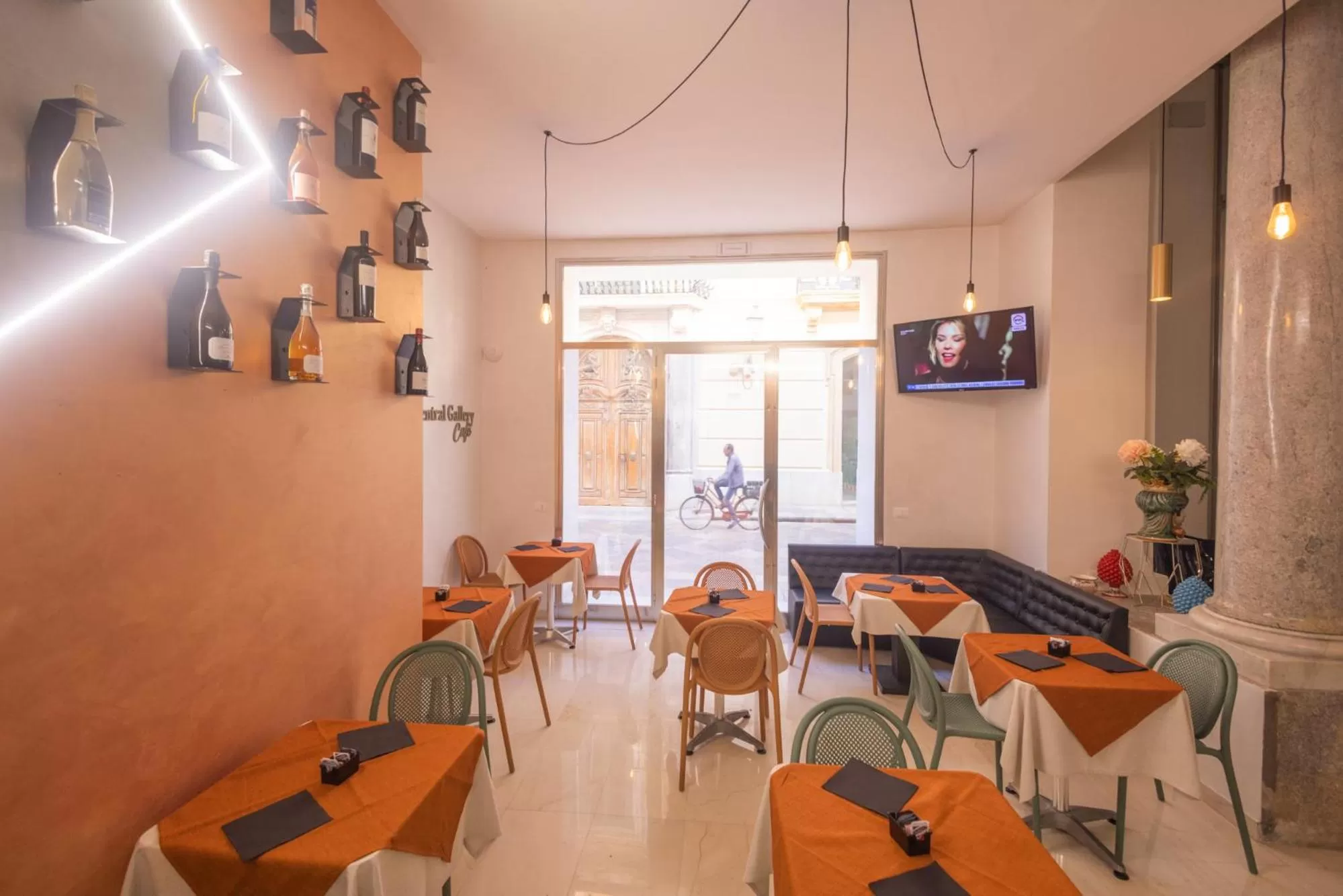 TV and multimedia in Central Gallery Rooms- Palazzo D'Ali' Staiti XIX