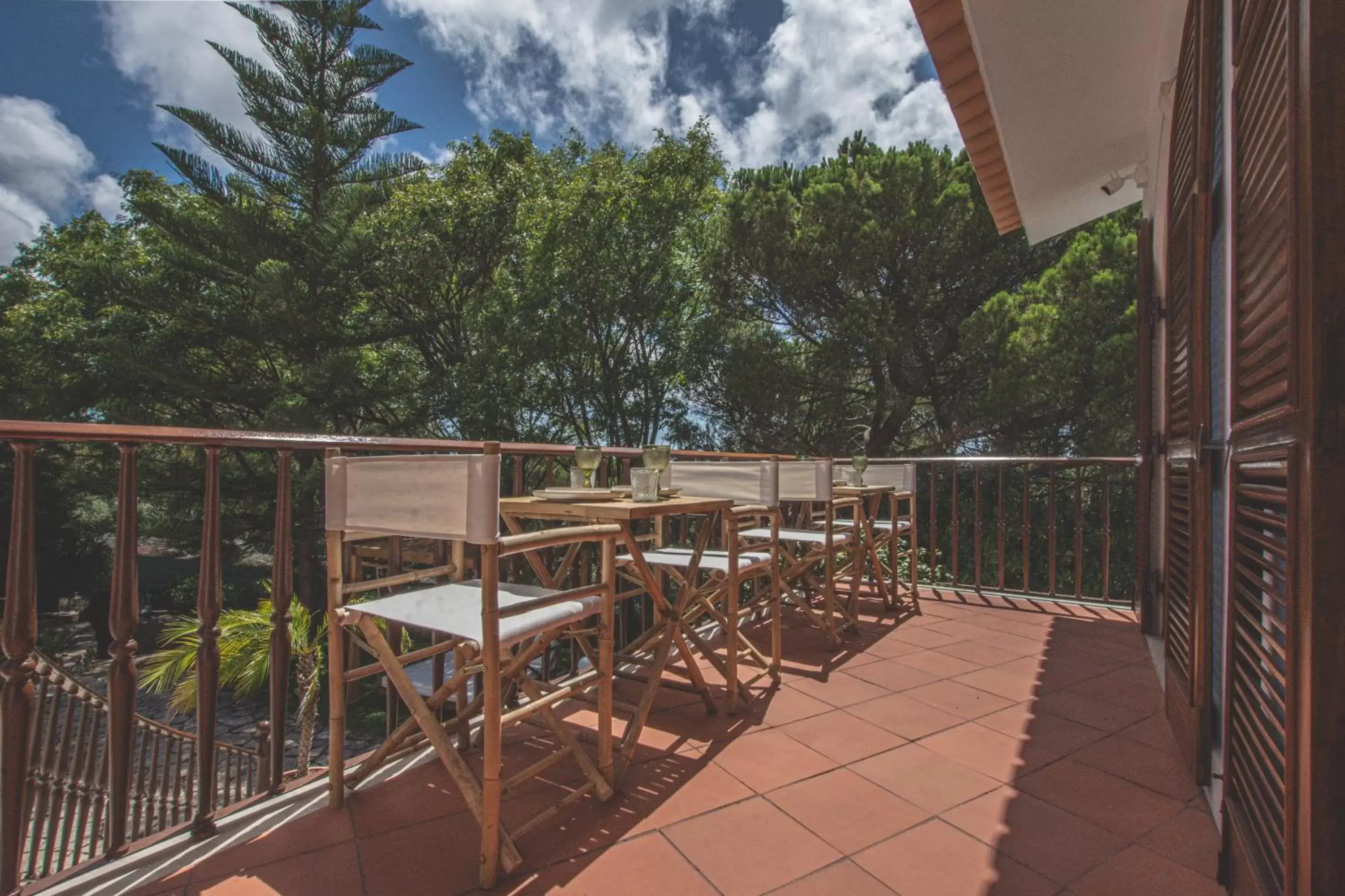 Balcony/Terrace in Villa Pietra Estoril Eco Guesthouse