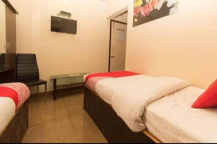 Bed in Skyline Lodge