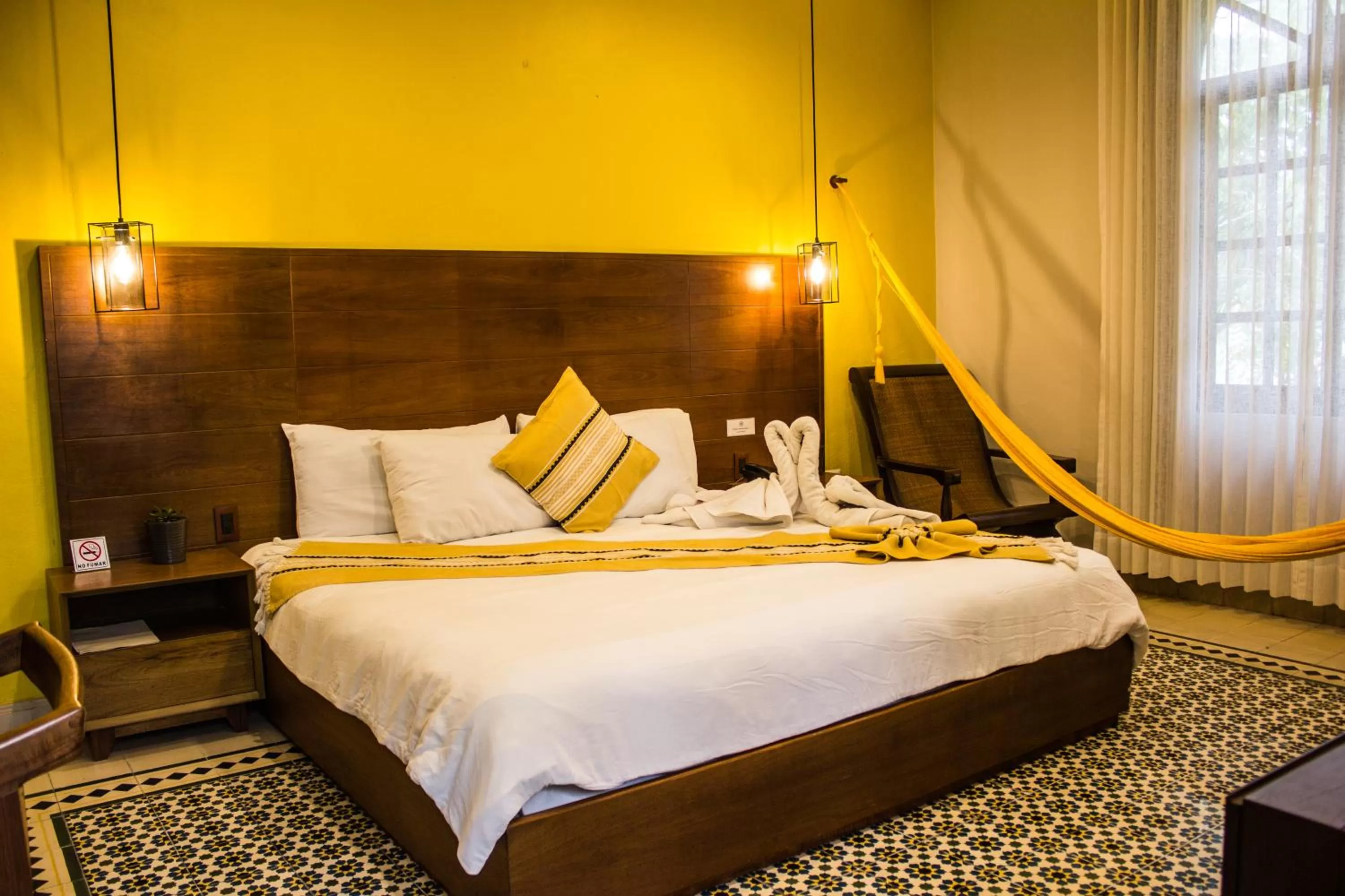 Bed in Hotel Marionetas