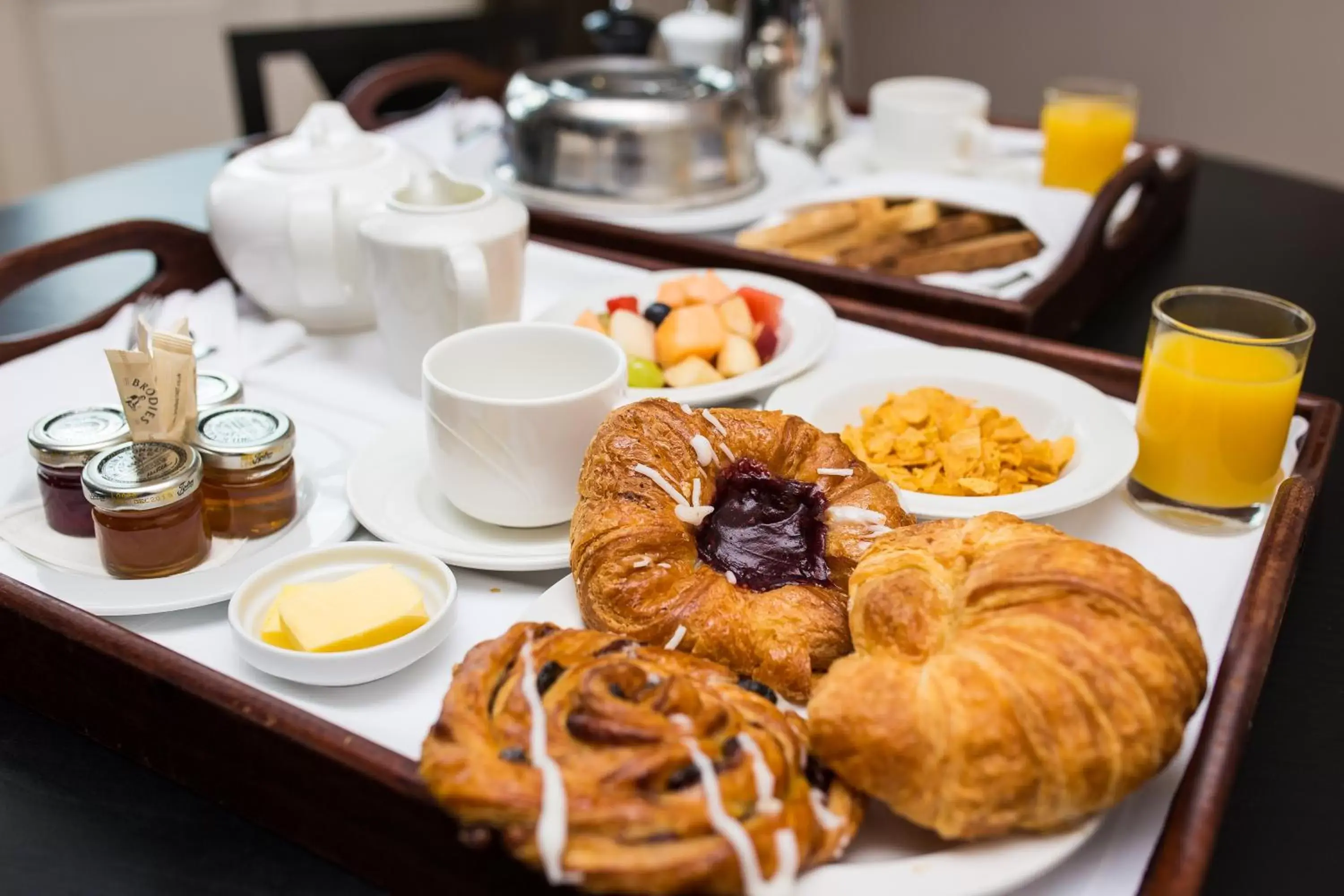 Food close-up in The Scotsman Hotel