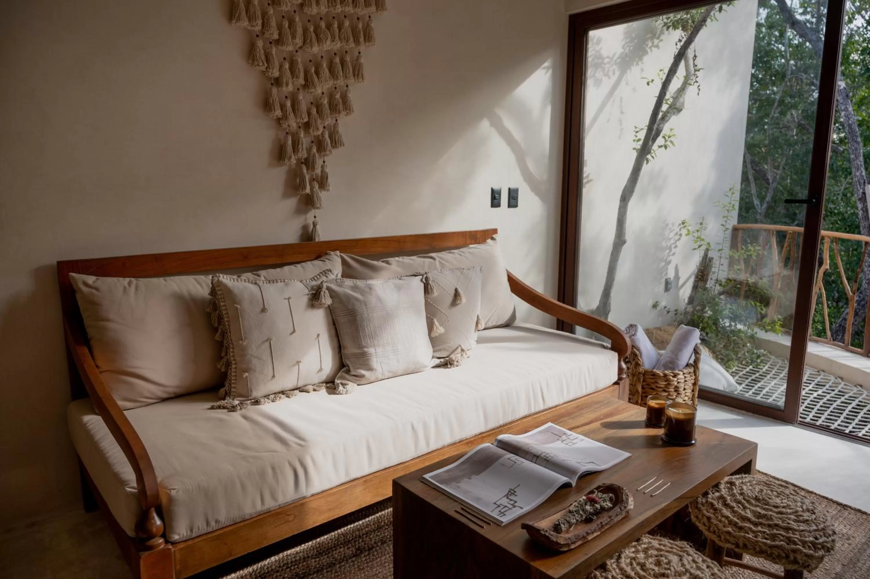 Seating area in Rubi Tulum