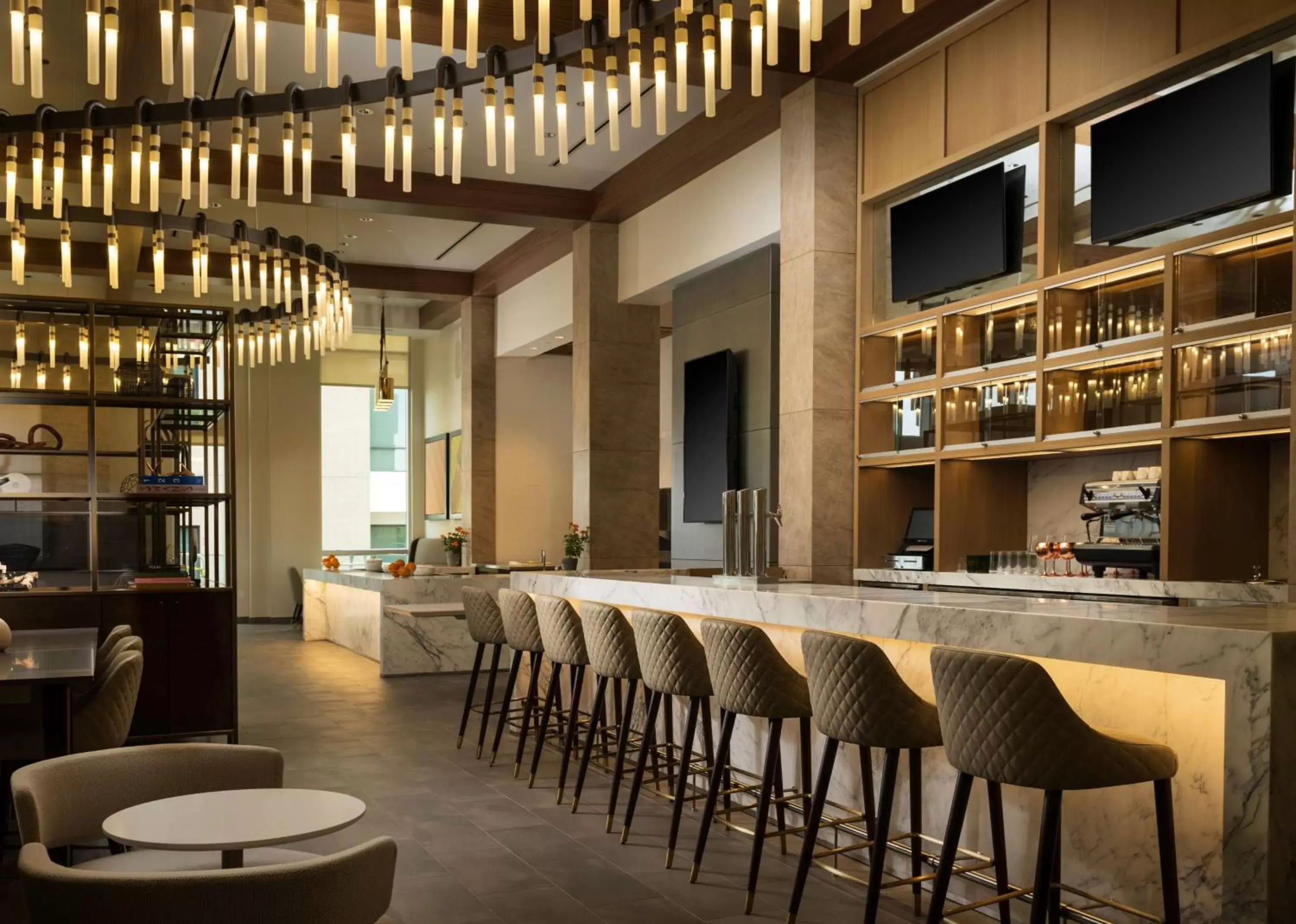 Lounge or bar, Lounge/Bar in Canopy By Hilton Dallas Frisco Station
