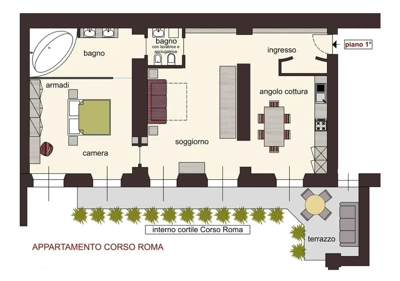 Floor Plan in HH Hermoso Housing ALESSANDRIA