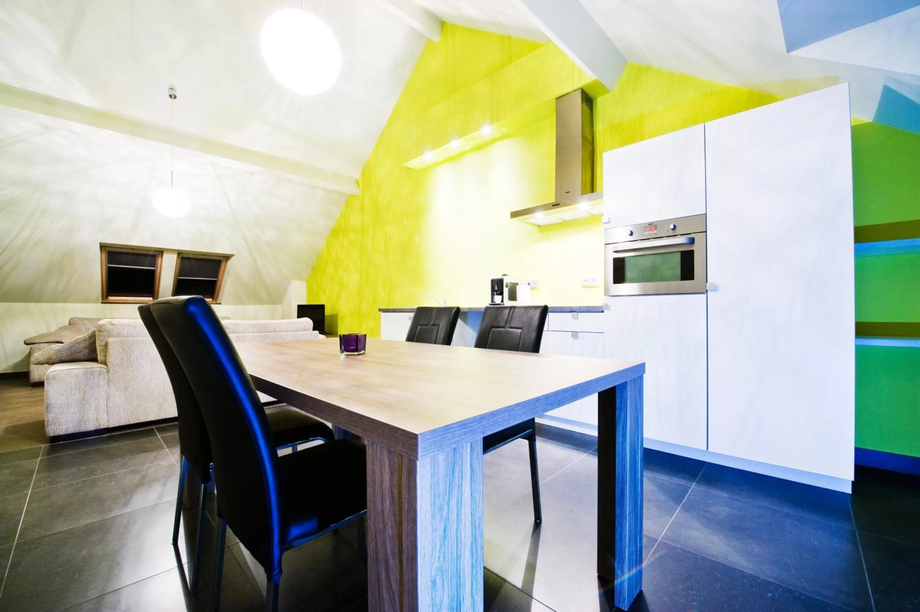 Kitchen or kitchenette in B&B Villa Curtricias