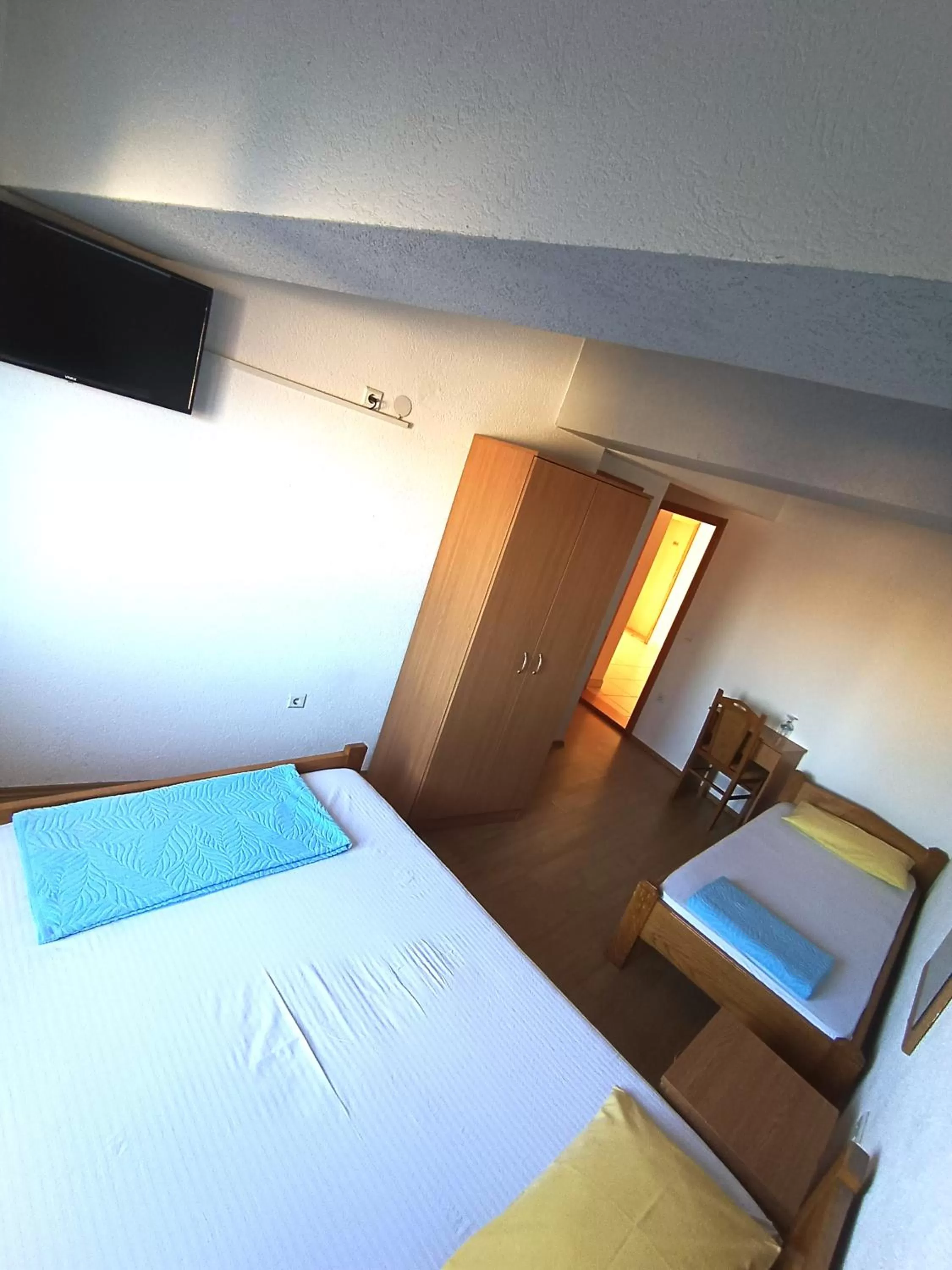 Bed in Motel Gas-Petrol