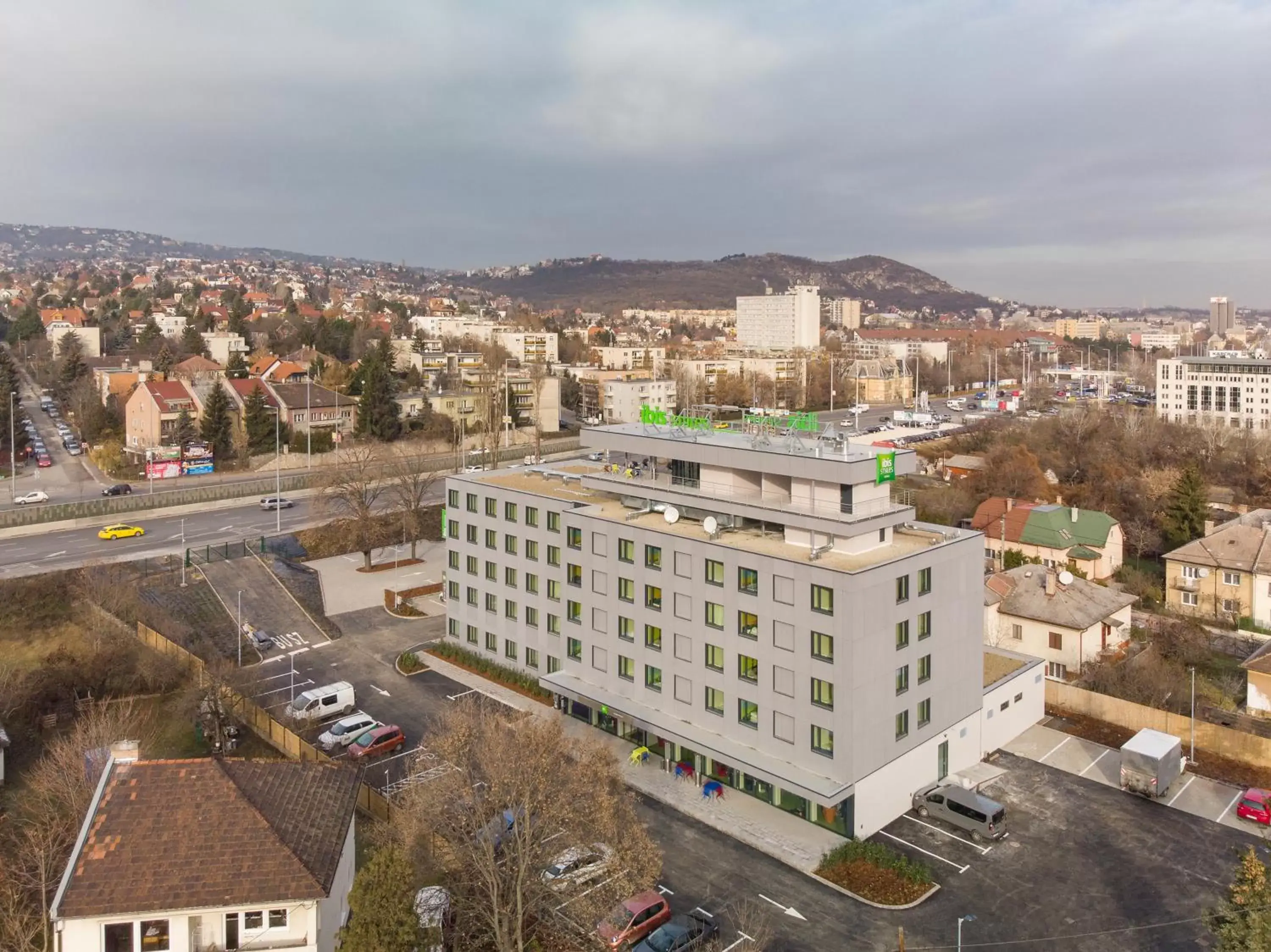 Bird's eye view, Bird's-eye View in ibis Styles Budapest Citywest