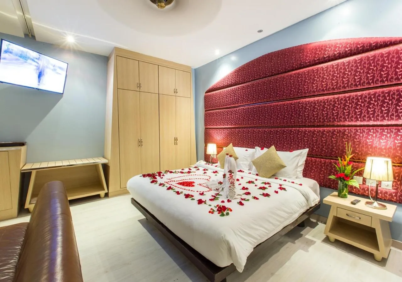 Bed in IndoChine Resort and Villas